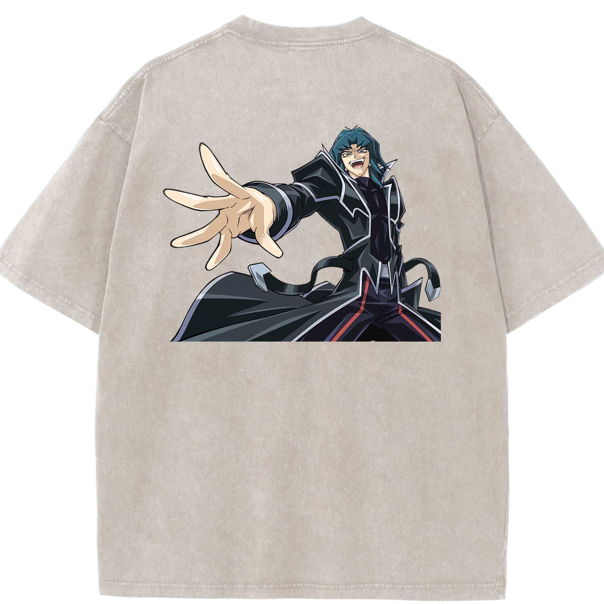 （画像用） 遊☆戯☆王 Yu-Gi-Oh! 綿100% ヴィンテージ風 半袖Tシャツ（背面プリント）