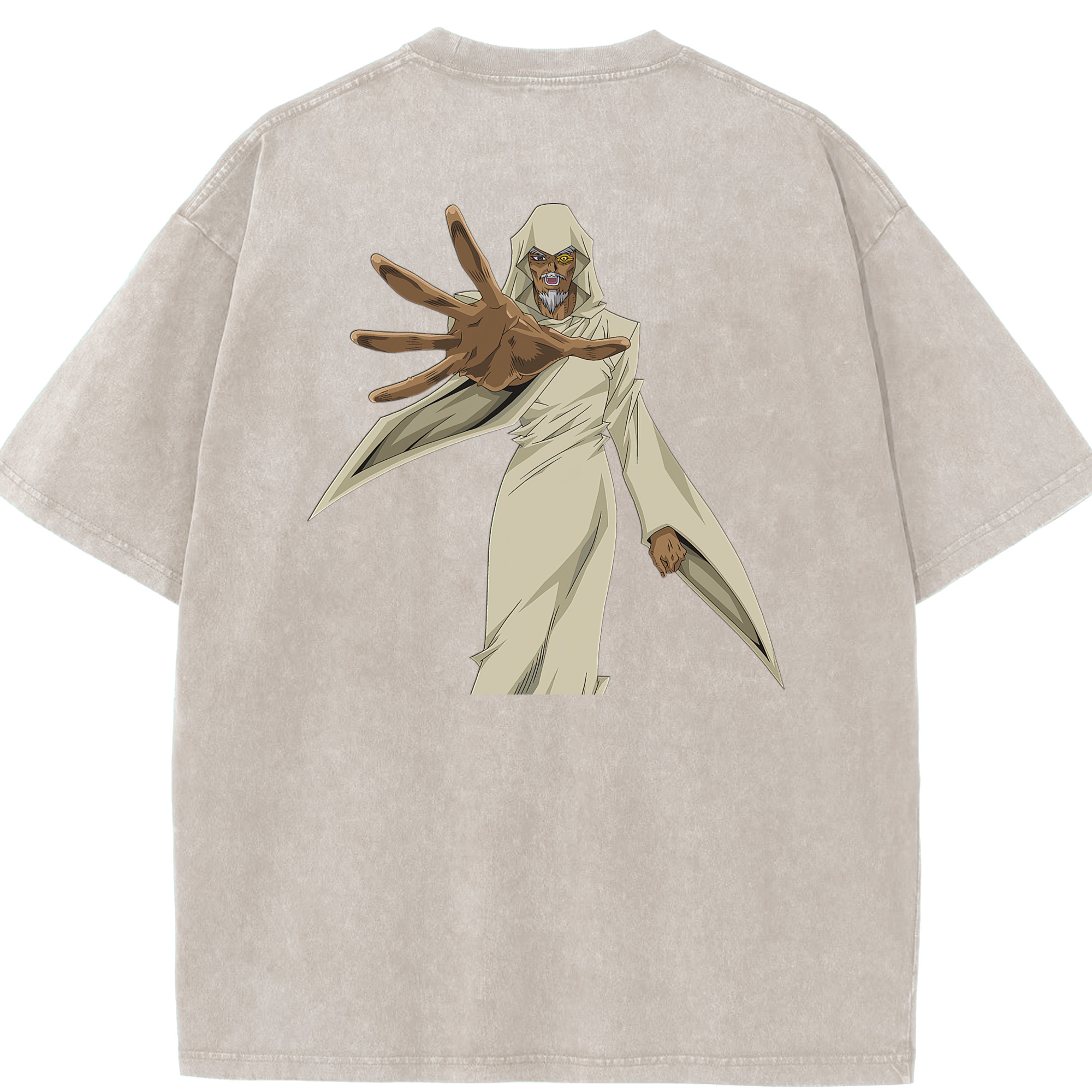 （画像用） 遊☆戯☆王 Yu-Gi-Oh! 綿100% ヴィンテージ風 半袖Tシャツ（背面プリント）
