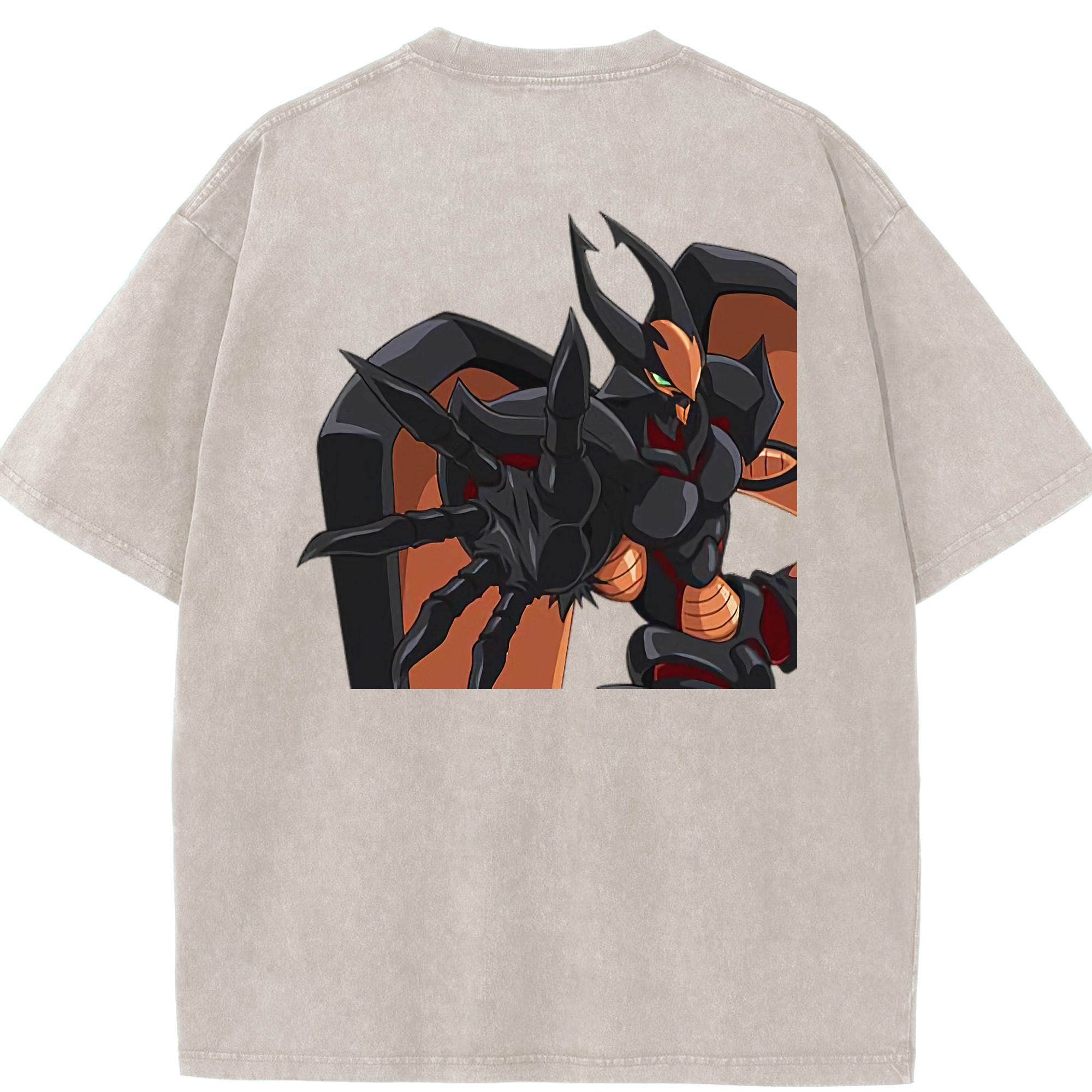 （画像用） 遊☆戯☆王 Yu-Gi-Oh! 綿100% ヴィンテージ風 半袖Tシャツ（背面プリント）