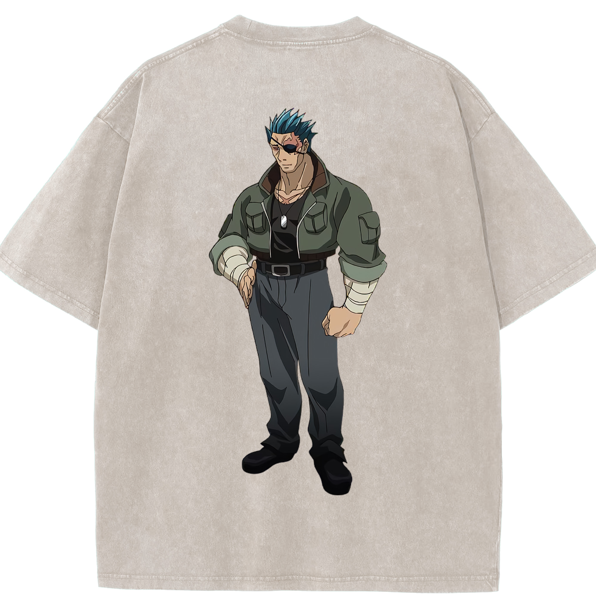 （画像用） 遊☆戯☆王 Yu-Gi-Oh! 綿100% ヴィンテージ風 半袖Tシャツ（背面プリント）