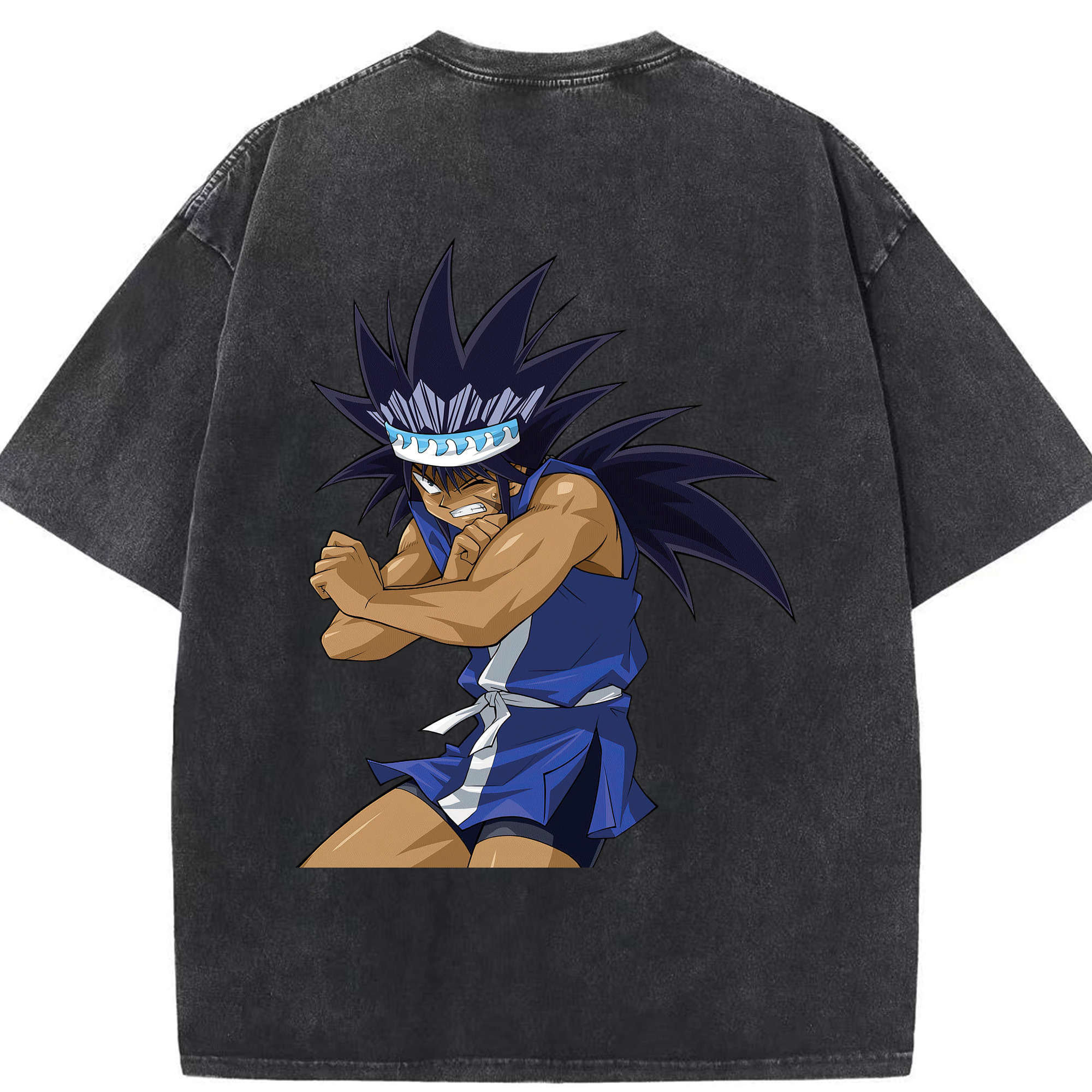 （画像用） 遊☆戯☆王 Yu-Gi-Oh! 綿100% ヴィンテージ風 半袖Tシャツ（背面プリント）