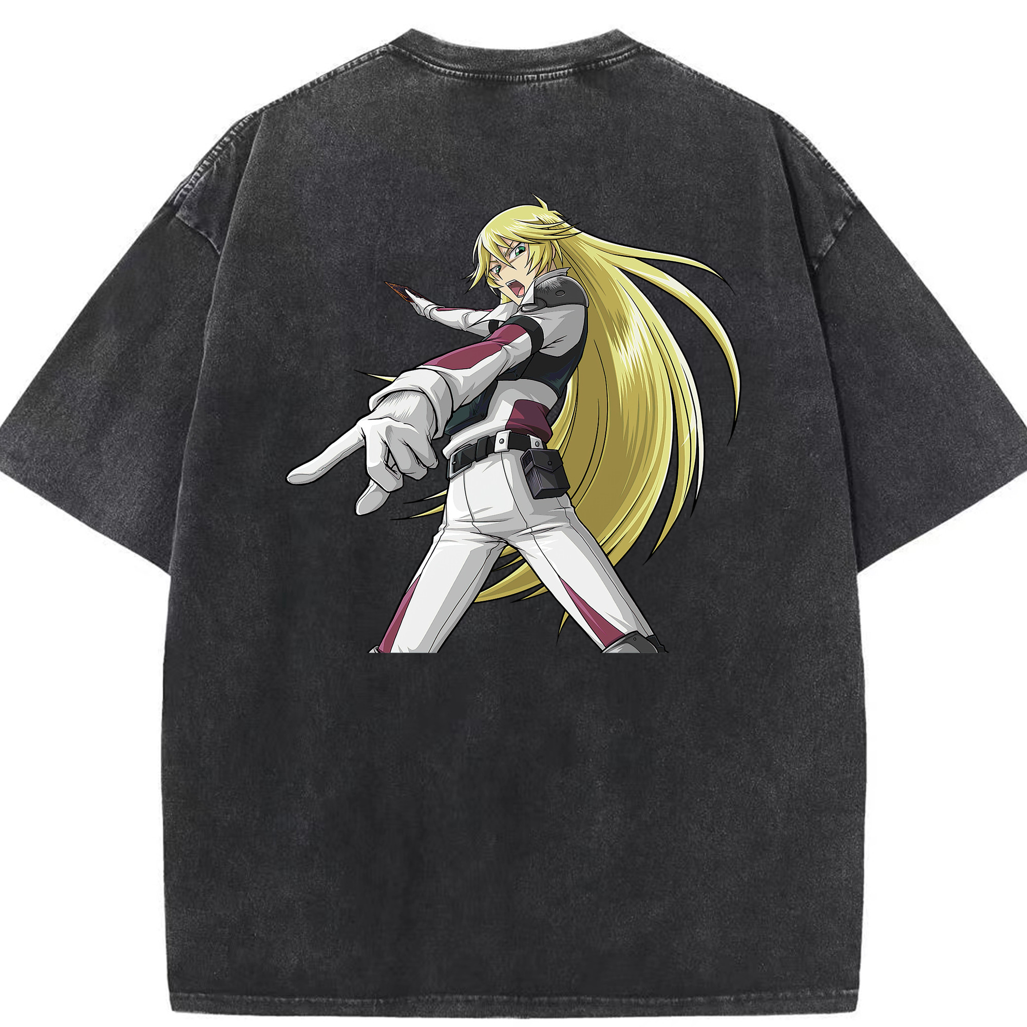 （画像用） 遊☆戯☆王 Yu-Gi-Oh! 綿100% ヴィンテージ風 半袖Tシャツ（背面プリント）