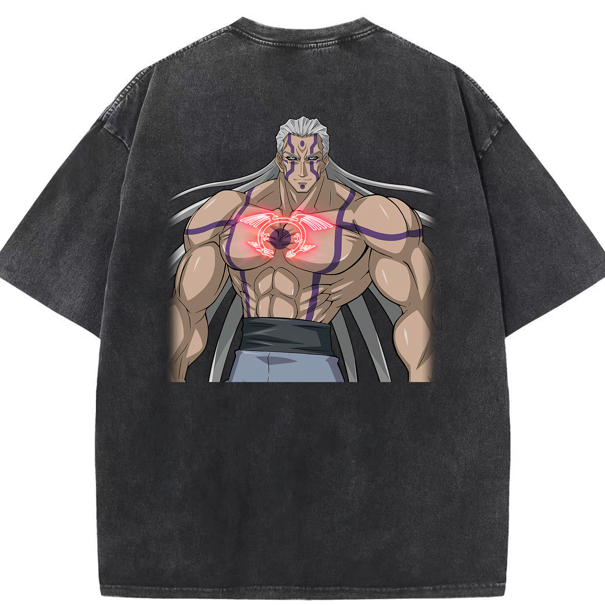 （画像用） 遊☆戯☆王 Yu-Gi-Oh! 綿100% ヴィンテージ風 半袖Tシャツ（背面プリント）