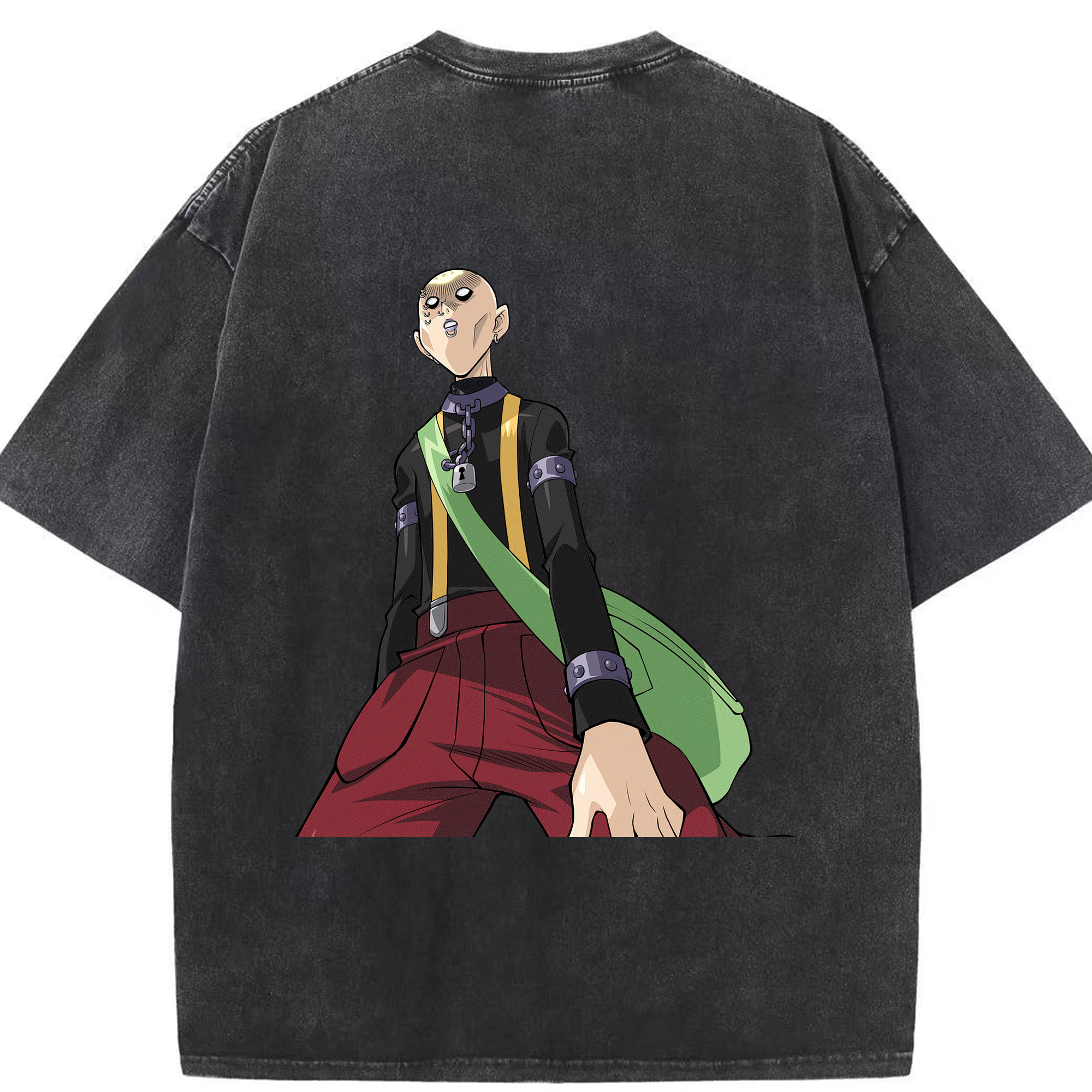 （画像用） 遊☆戯☆王 Yu-Gi-Oh! 綿100% ヴィンテージ風 半袖Tシャツ（背面プリント）
