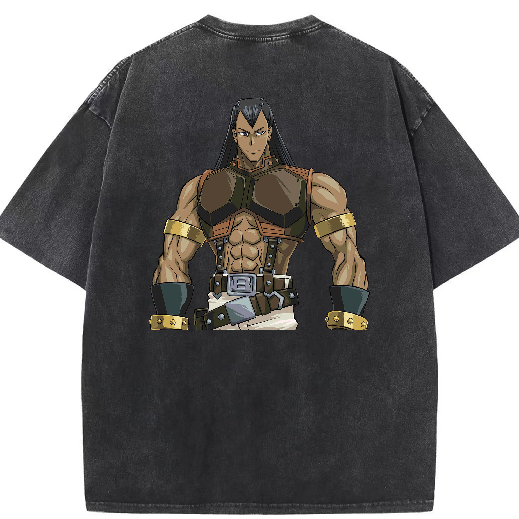 （画像用） 遊☆戯☆王 Yu-Gi-Oh! 綿100% ヴィンテージ風 半袖Tシャツ（背面プリント）