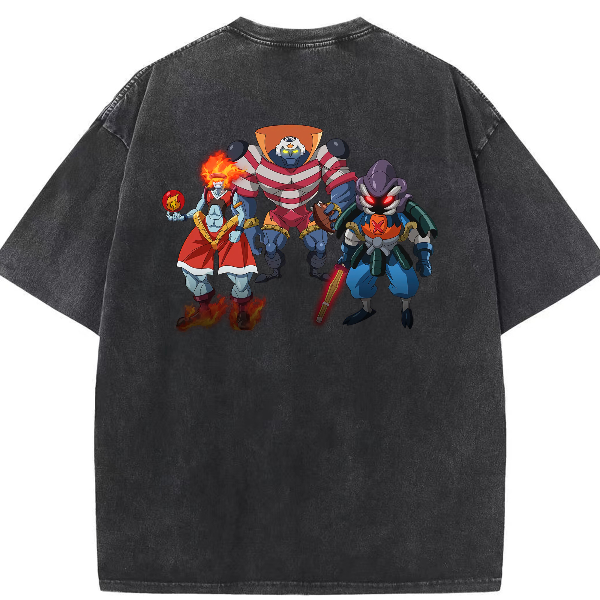 （画像用） 遊☆戯☆王 Yu-Gi-Oh! 綿100% ヴィンテージ風 半袖Tシャツ（背面プリント）
