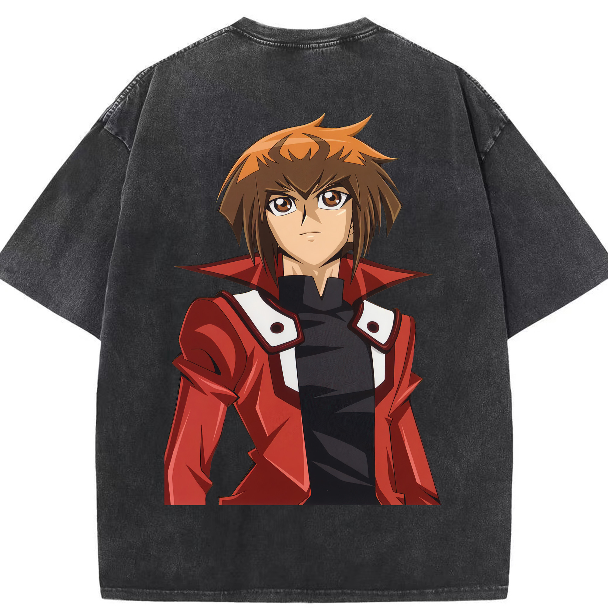 （画像用） 遊☆戯☆王 Yu-Gi-Oh! 綿100% ヴィンテージ風 半袖Tシャツ（背面プリント）