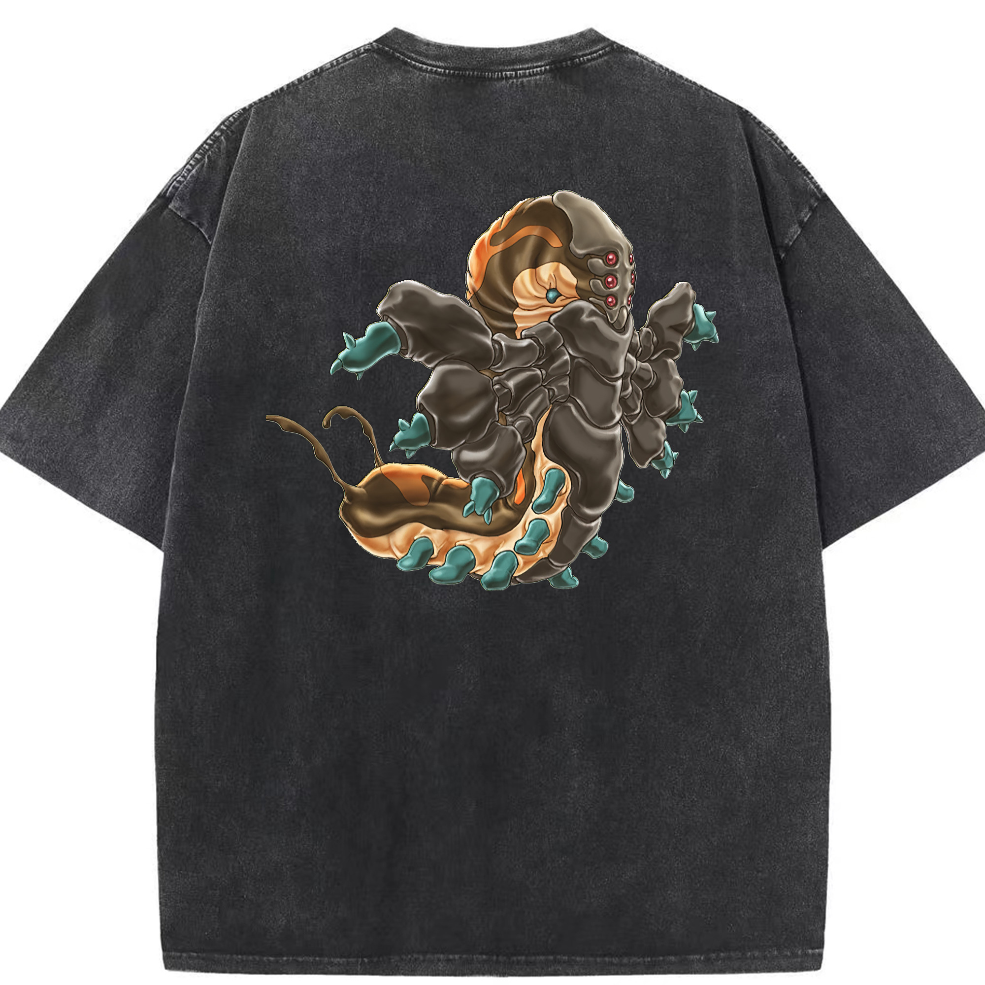（画像用） 遊☆戯☆王 Yu-Gi-Oh! 綿100% ヴィンテージ風 半袖Tシャツ（背面プリント）