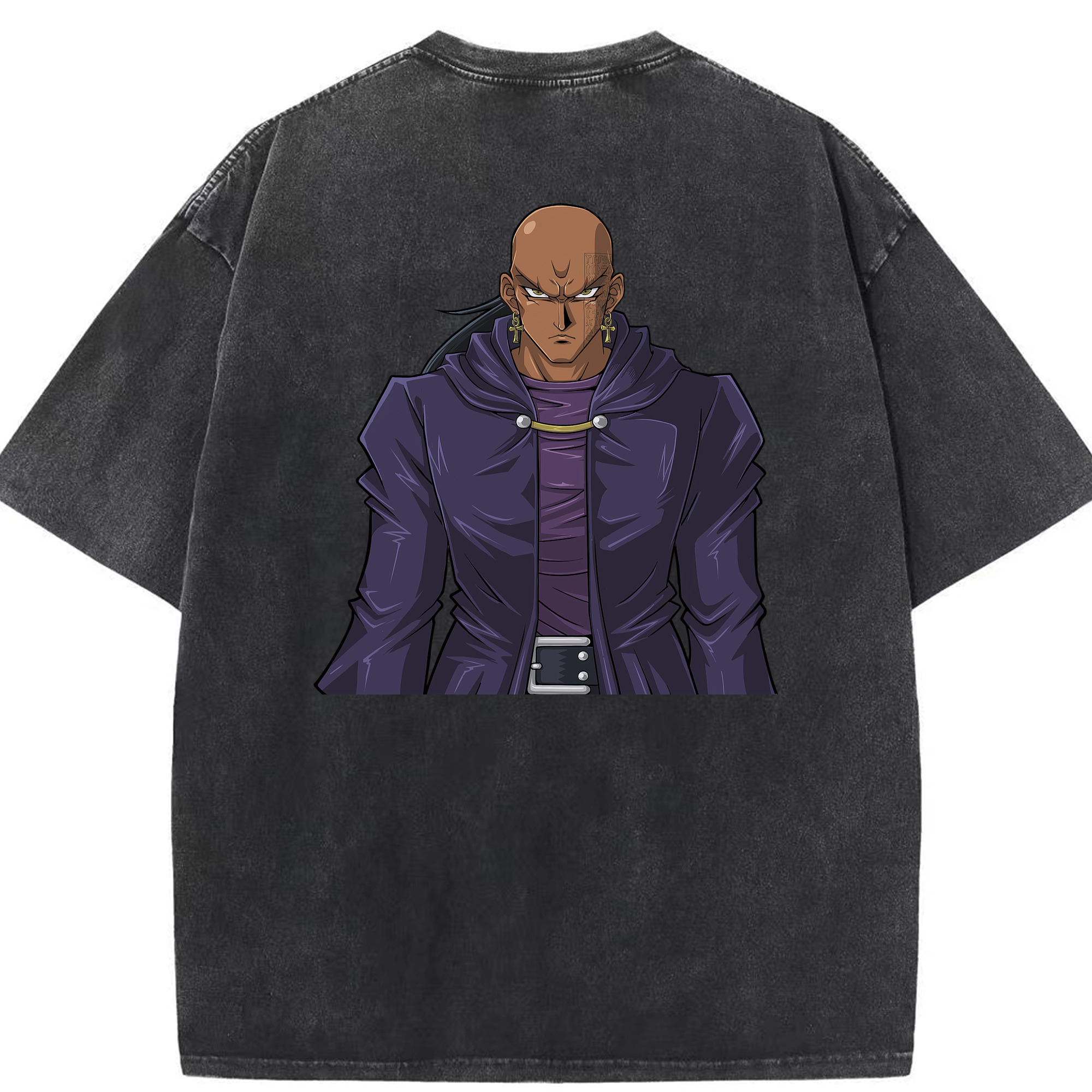 （画像用） 遊☆戯☆王 Yu-Gi-Oh! 綿100% ヴィンテージ風 半袖Tシャツ（背面プリント）