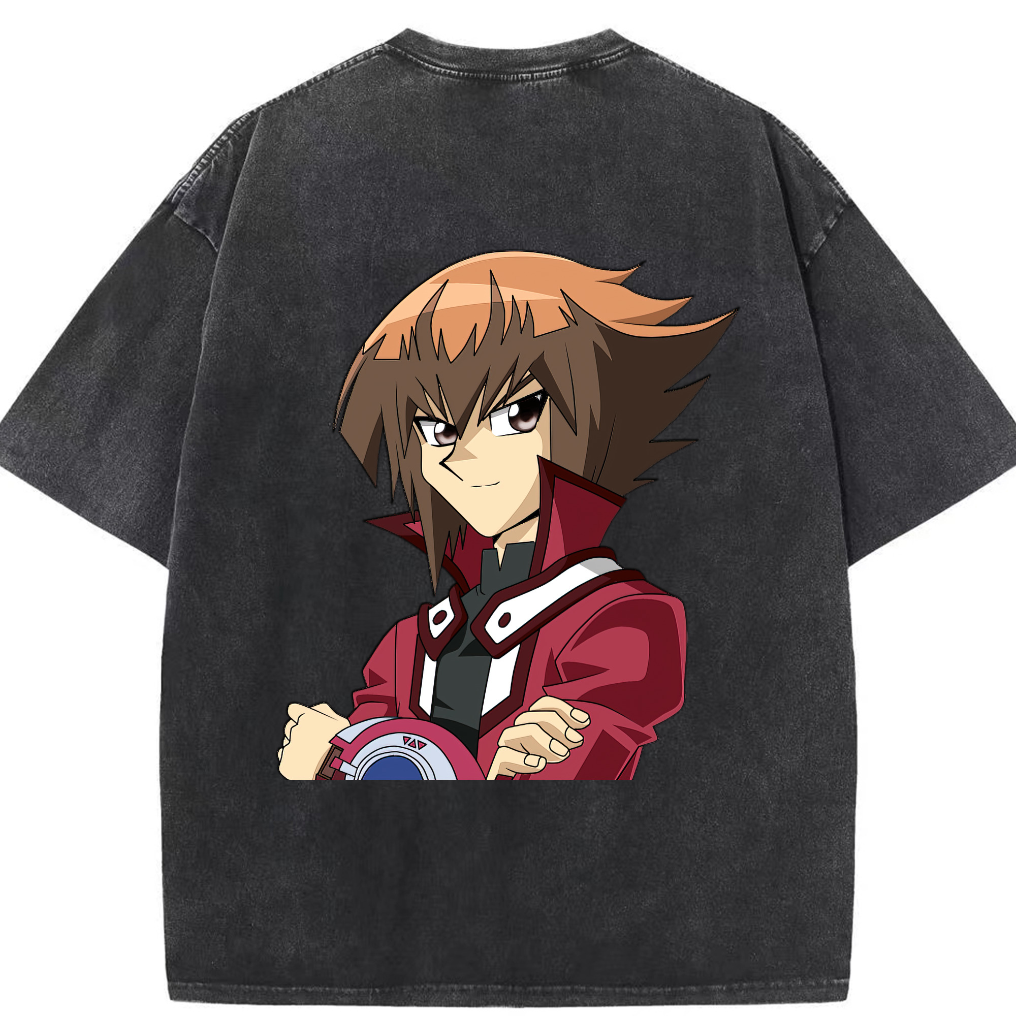 （画像用） 遊☆戯☆王 Yu-Gi-Oh! 綿100% ヴィンテージ風 半袖Tシャツ（背面プリント）