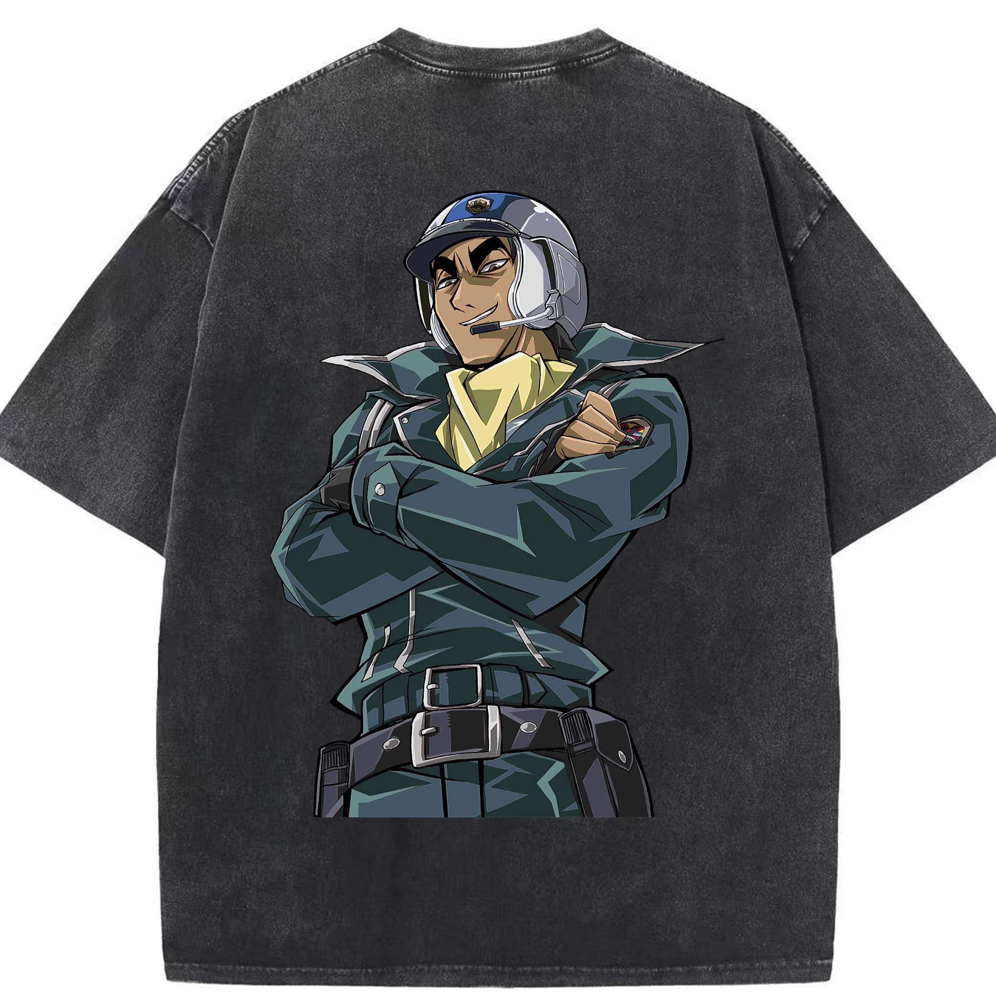 （画像用） 遊☆戯☆王 Yu-Gi-Oh! 綿100% ヴィンテージ風 半袖Tシャツ（背面プリント）