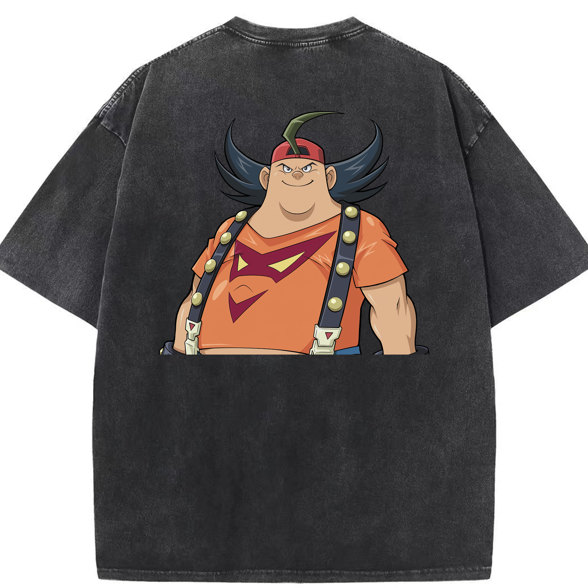 （画像用） 遊☆戯☆王 Yu-Gi-Oh! 綿100% ヴィンテージ風 半袖Tシャツ（背面プリント）