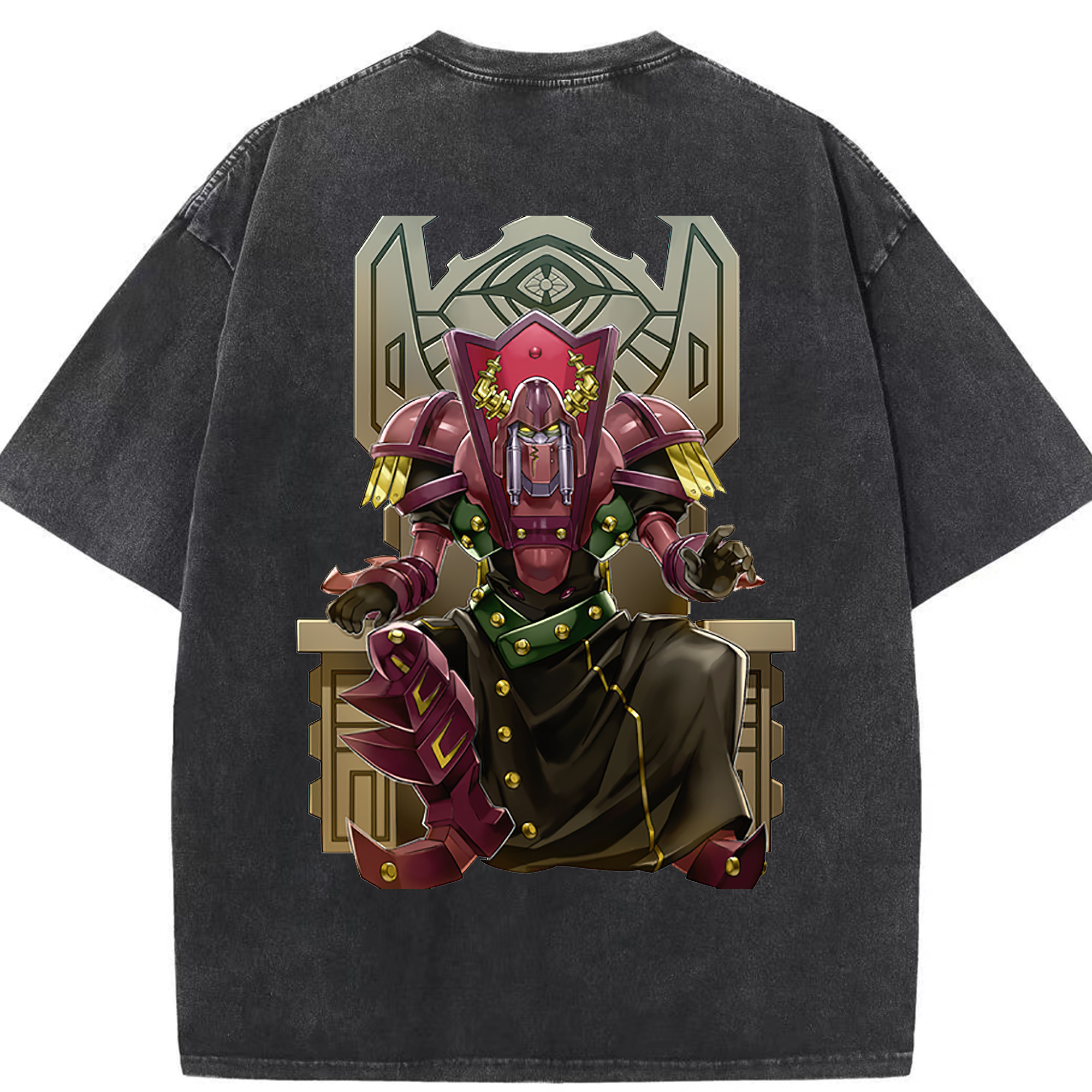 （画像用） 遊☆戯☆王 Yu-Gi-Oh! 綿100% ヴィンテージ風 半袖Tシャツ（背面プリント）