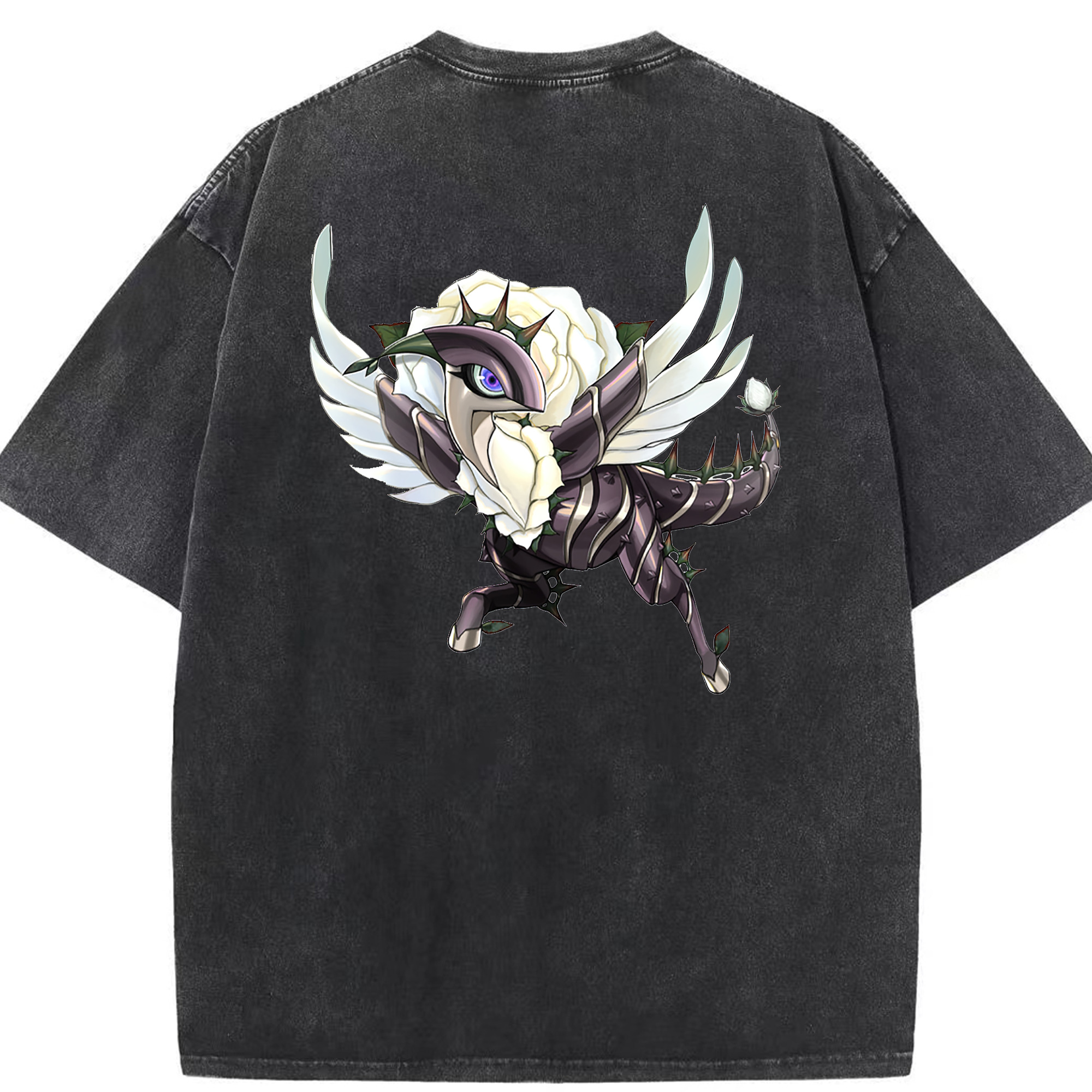 （画像用） 遊☆戯☆王 Yu-Gi-Oh! 綿100% ヴィンテージ風 半袖Tシャツ（背面プリント）