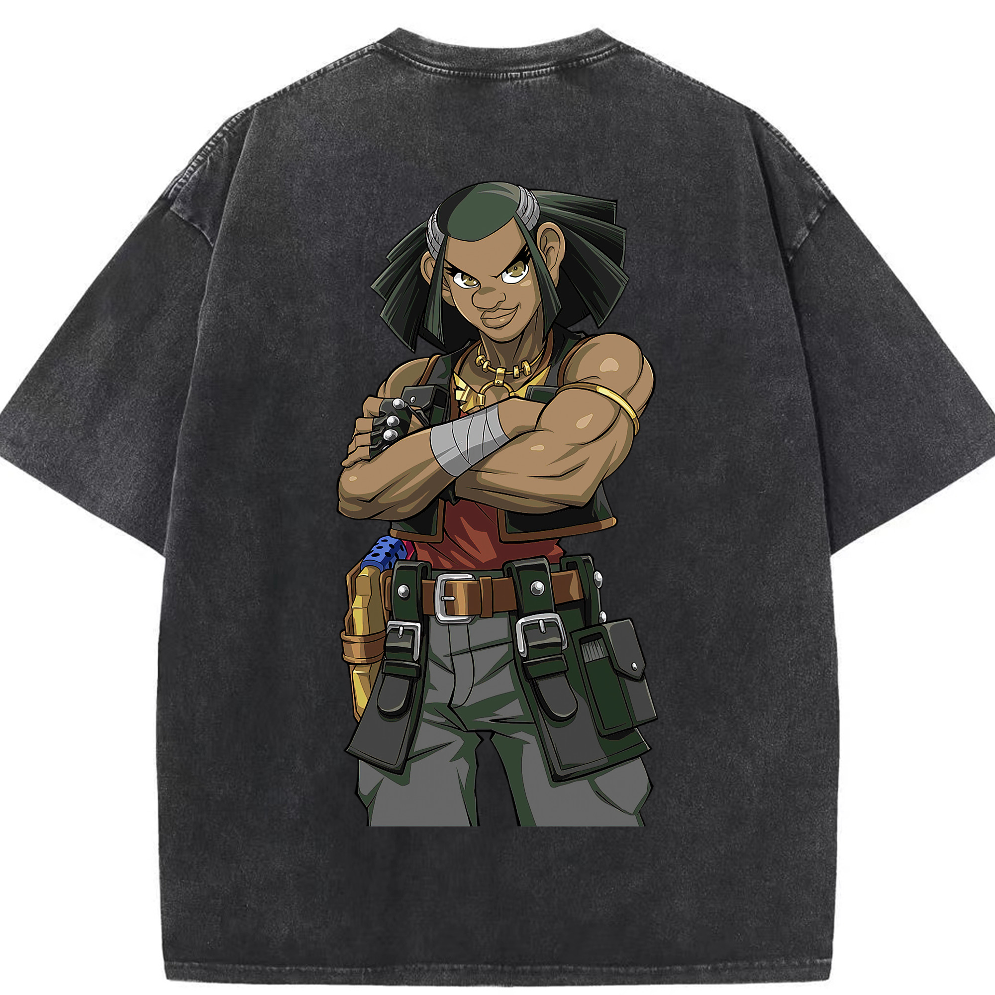（画像用） 遊☆戯☆王 Yu-Gi-Oh! 綿100% ヴィンテージ風 半袖Tシャツ（背面プリント）