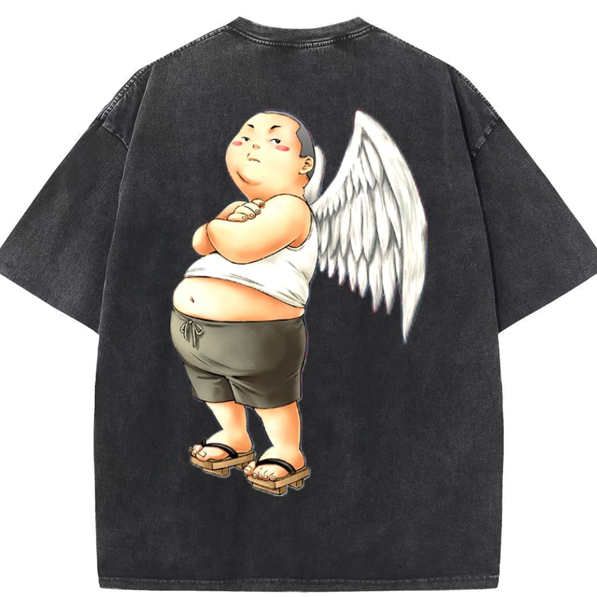 （画像用） 遊☆戯☆王 Yu-Gi-Oh! 綿100% ヴィンテージ風 半袖Tシャツ（背面プリント）