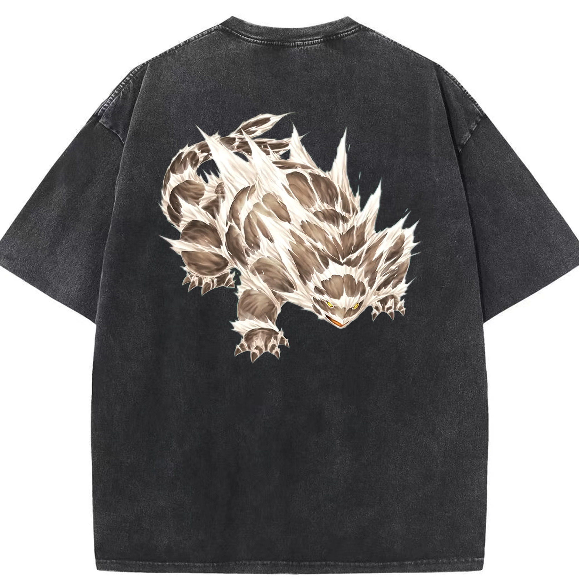 （画像用） 遊☆戯☆王 Yu-Gi-Oh! 綿100% ヴィンテージ風 半袖Tシャツ（背面プリント）