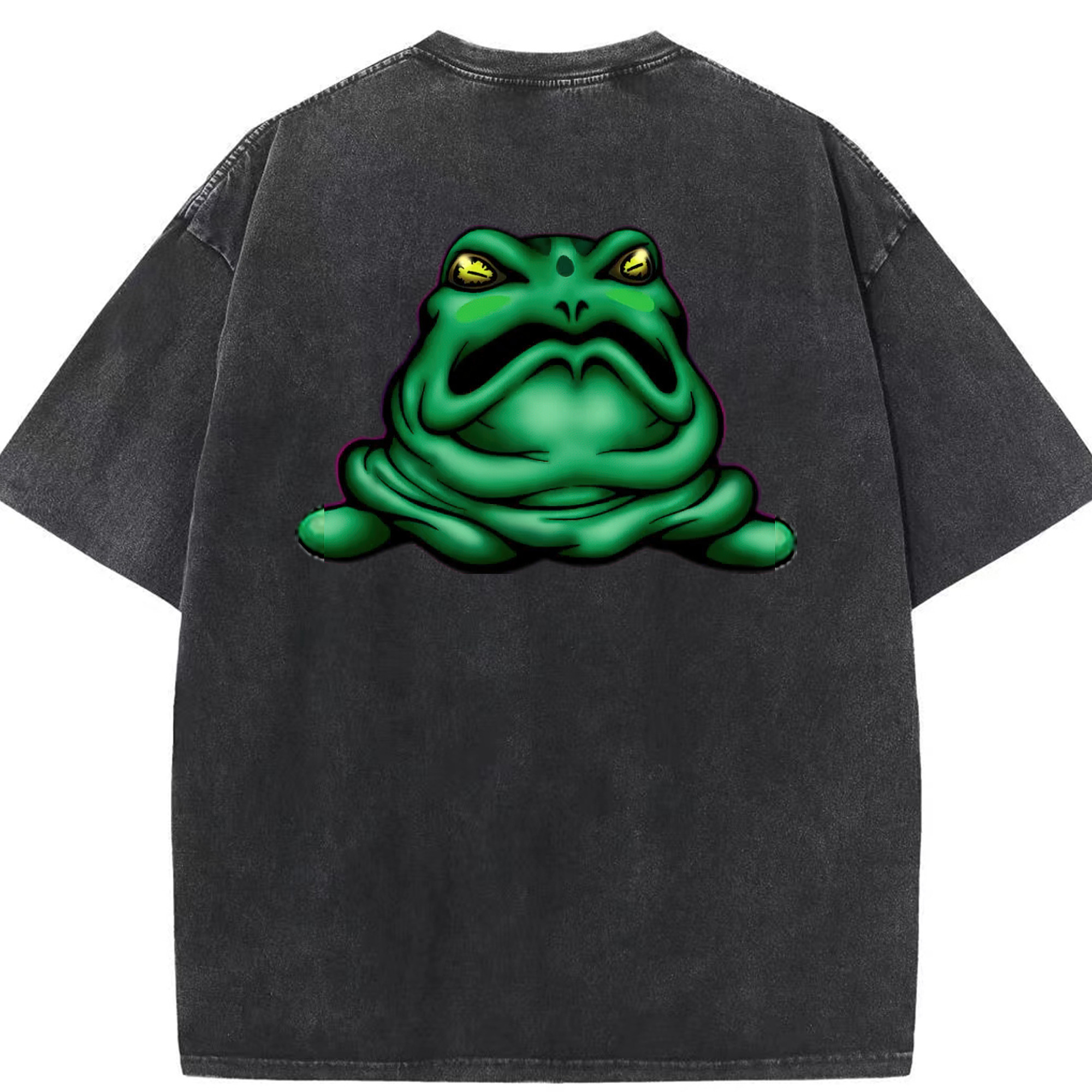 （画像用） 遊☆戯☆王 Yu-Gi-Oh! 綿100% ヴィンテージ風 半袖Tシャツ（背面プリント）