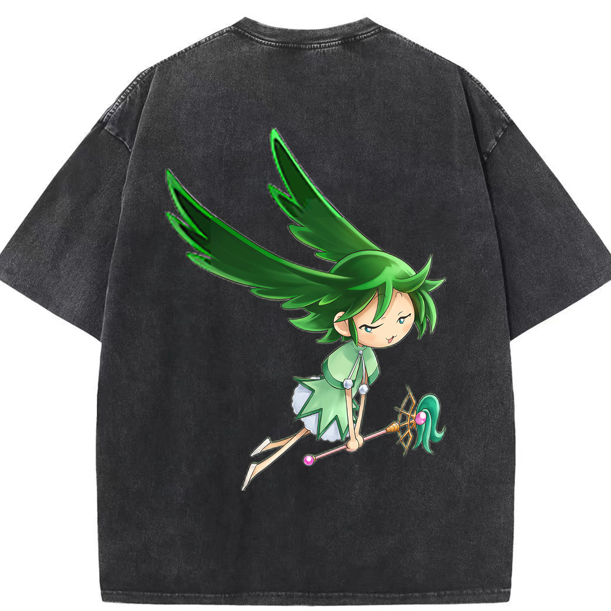 （画像用） 遊☆戯☆王 Yu-Gi-Oh! 綿100% ヴィンテージ風 半袖Tシャツ（背面プリント）