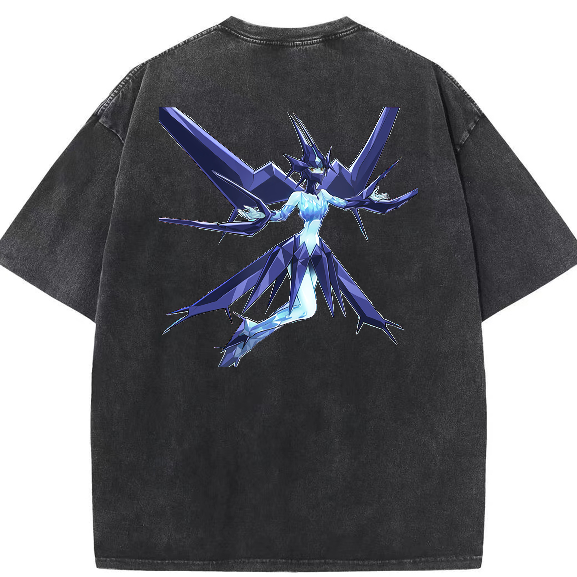 （画像用） 遊☆戯☆王 Yu-Gi-Oh! 綿100% ヴィンテージ風 半袖Tシャツ（背面プリント）