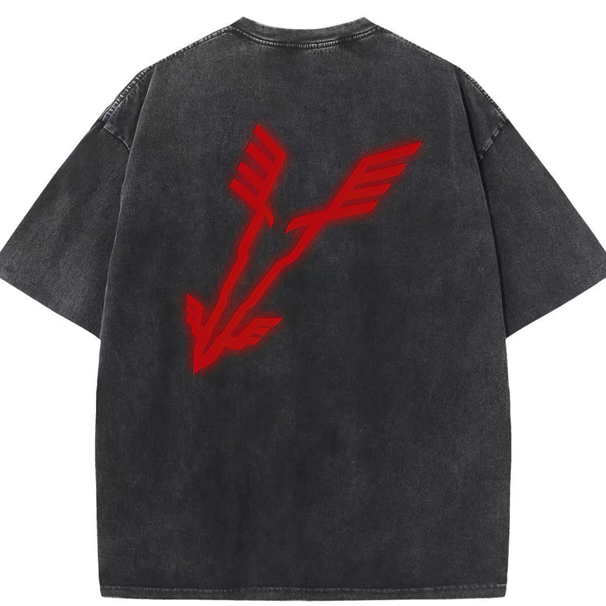 （画像用） 遊☆戯☆王 Yu-Gi-Oh! 綿100% ヴィンテージ風 半袖Tシャツ（背面プリント）