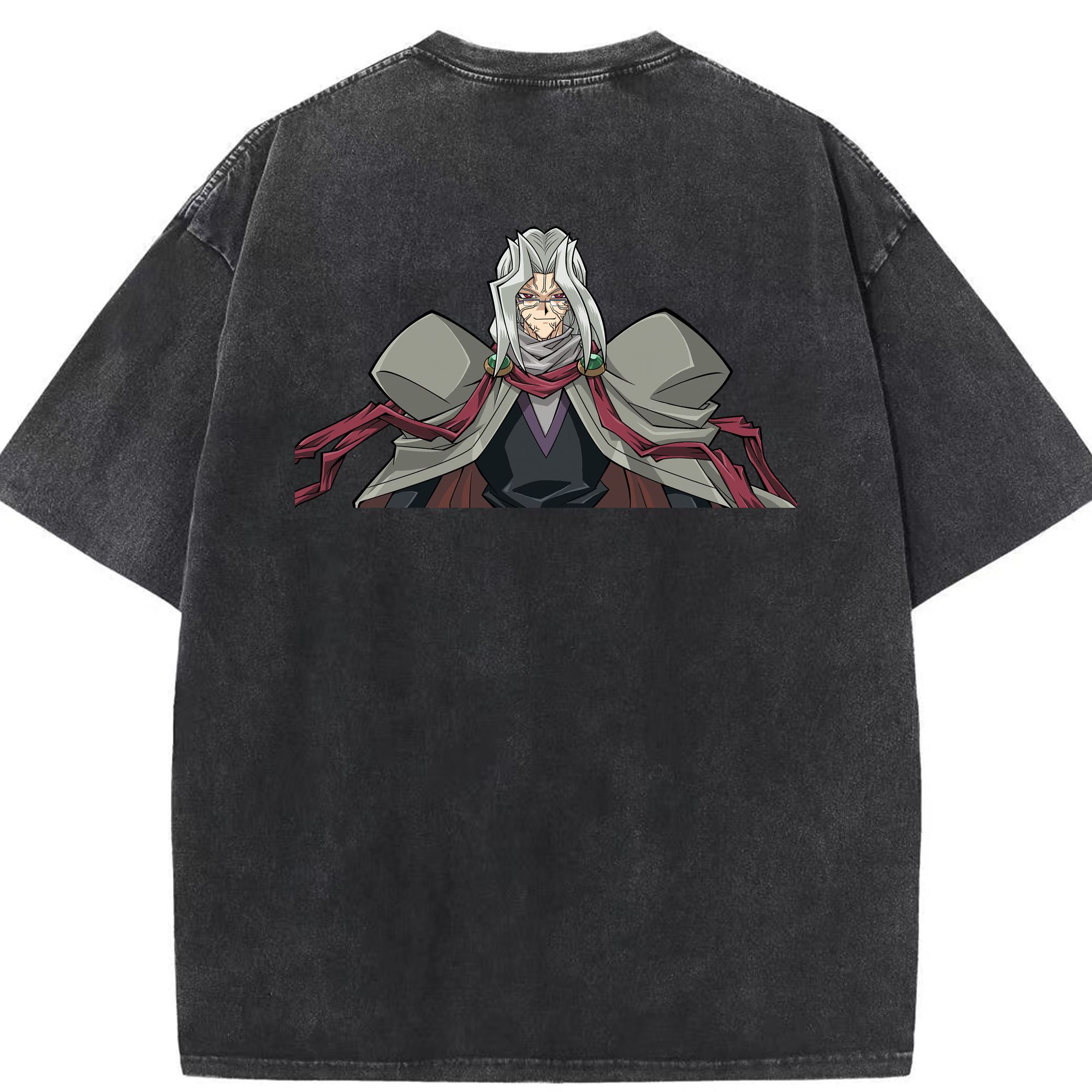 （画像用） 遊☆戯☆王 Yu-Gi-Oh! 綿100% ヴィンテージ風 半袖Tシャツ（背面プリント）