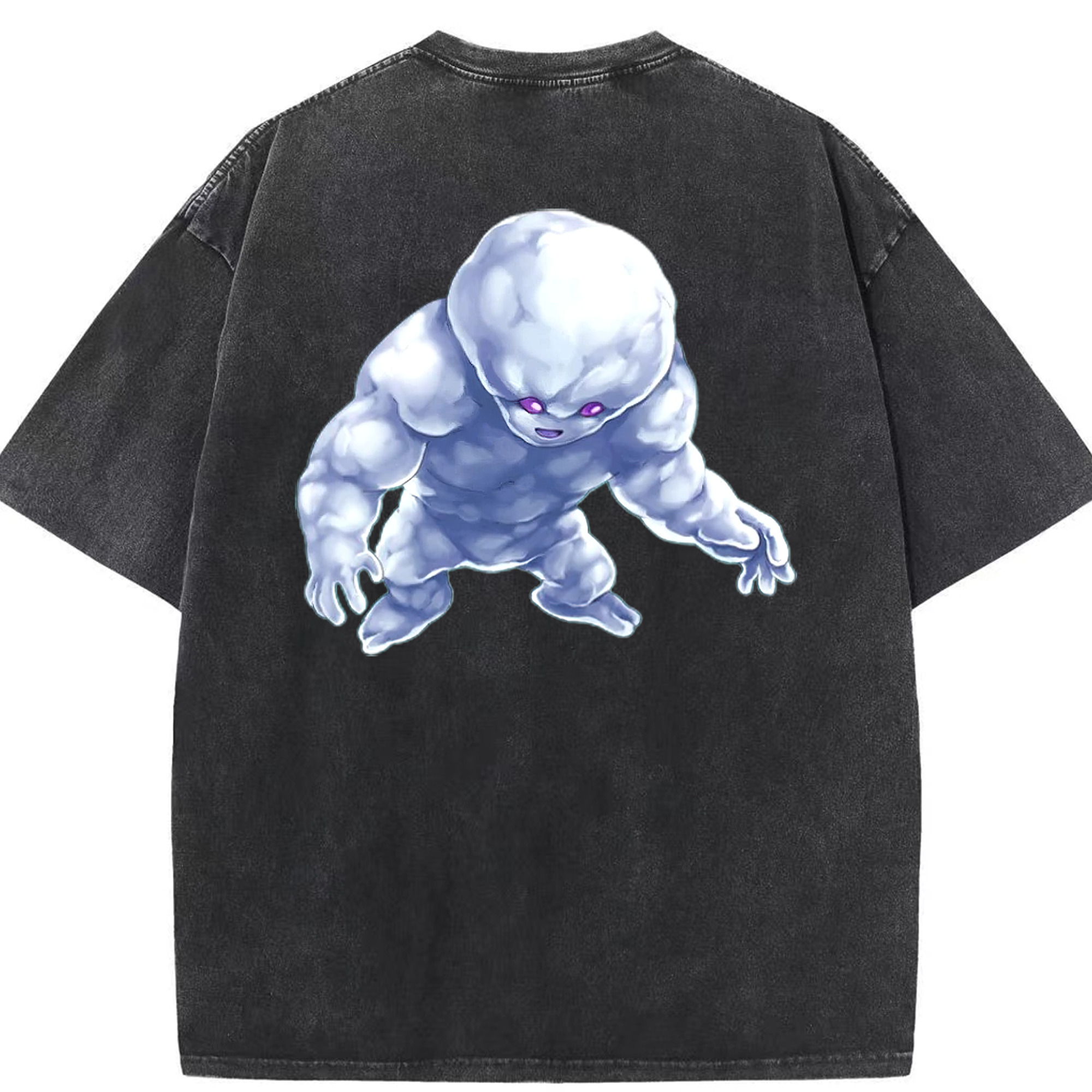 （画像用） 遊☆戯☆王 Yu-Gi-Oh! 綿100% ヴィンテージ風 半袖Tシャツ（背面プリント）