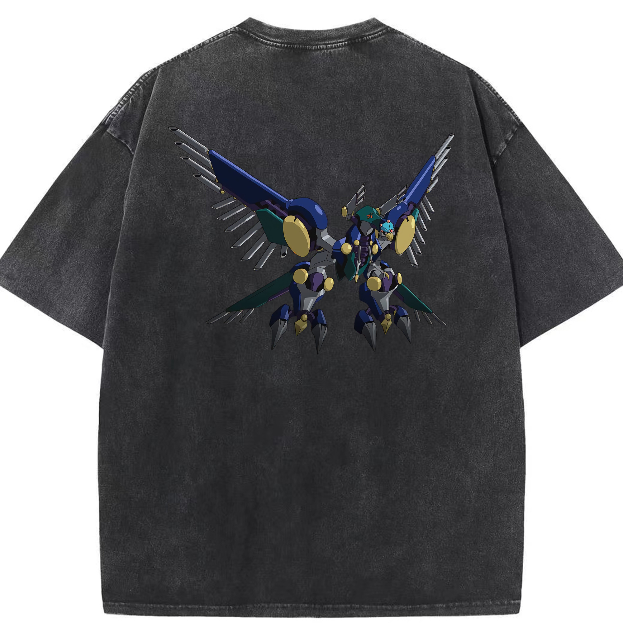 （画像用） 遊☆戯☆王 Yu-Gi-Oh! 綿100% ヴィンテージ風 半袖Tシャツ（背面プリント）