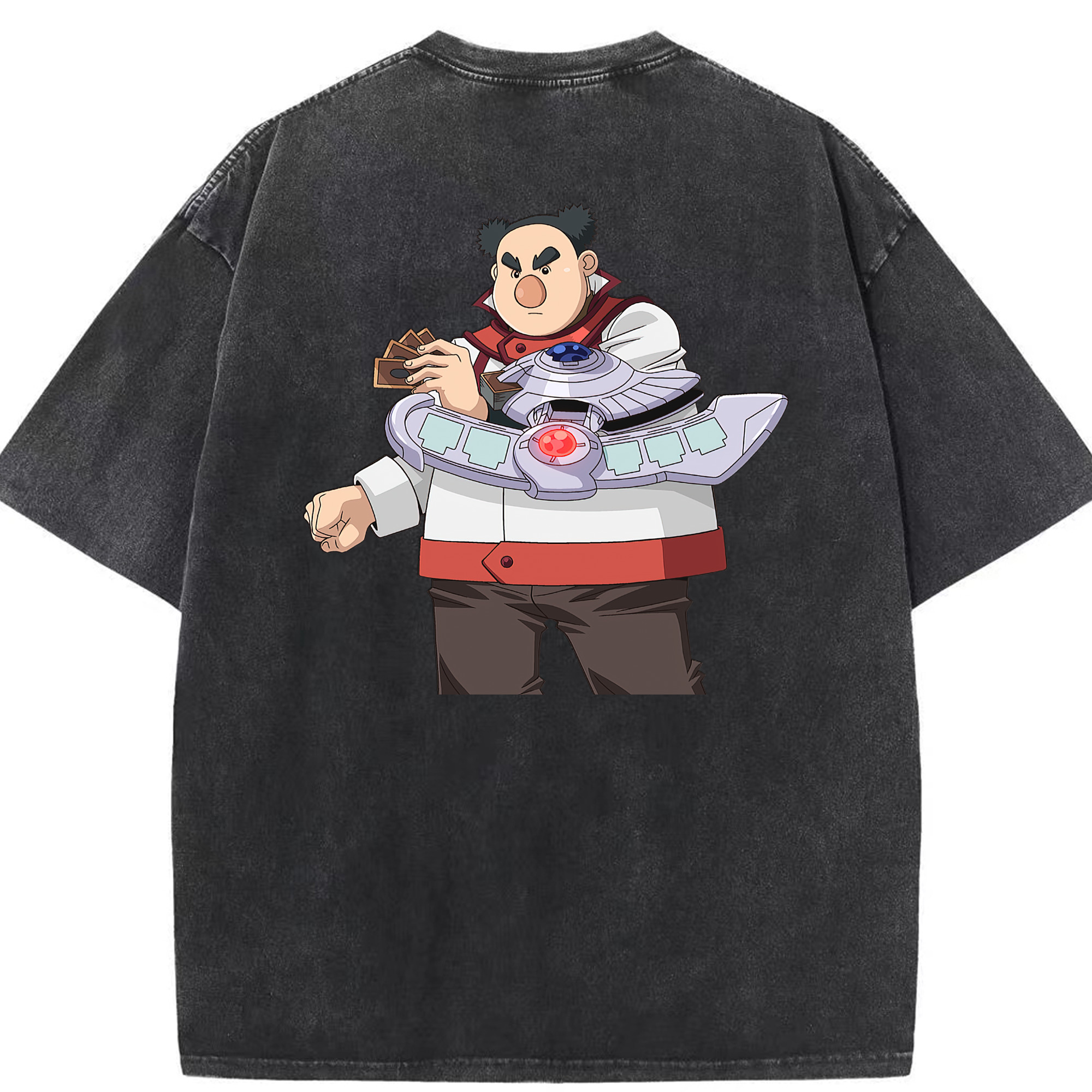 （画像用） 遊☆戯☆王 Yu-Gi-Oh! 綿100% ヴィンテージ風 半袖Tシャツ（背面プリント）
