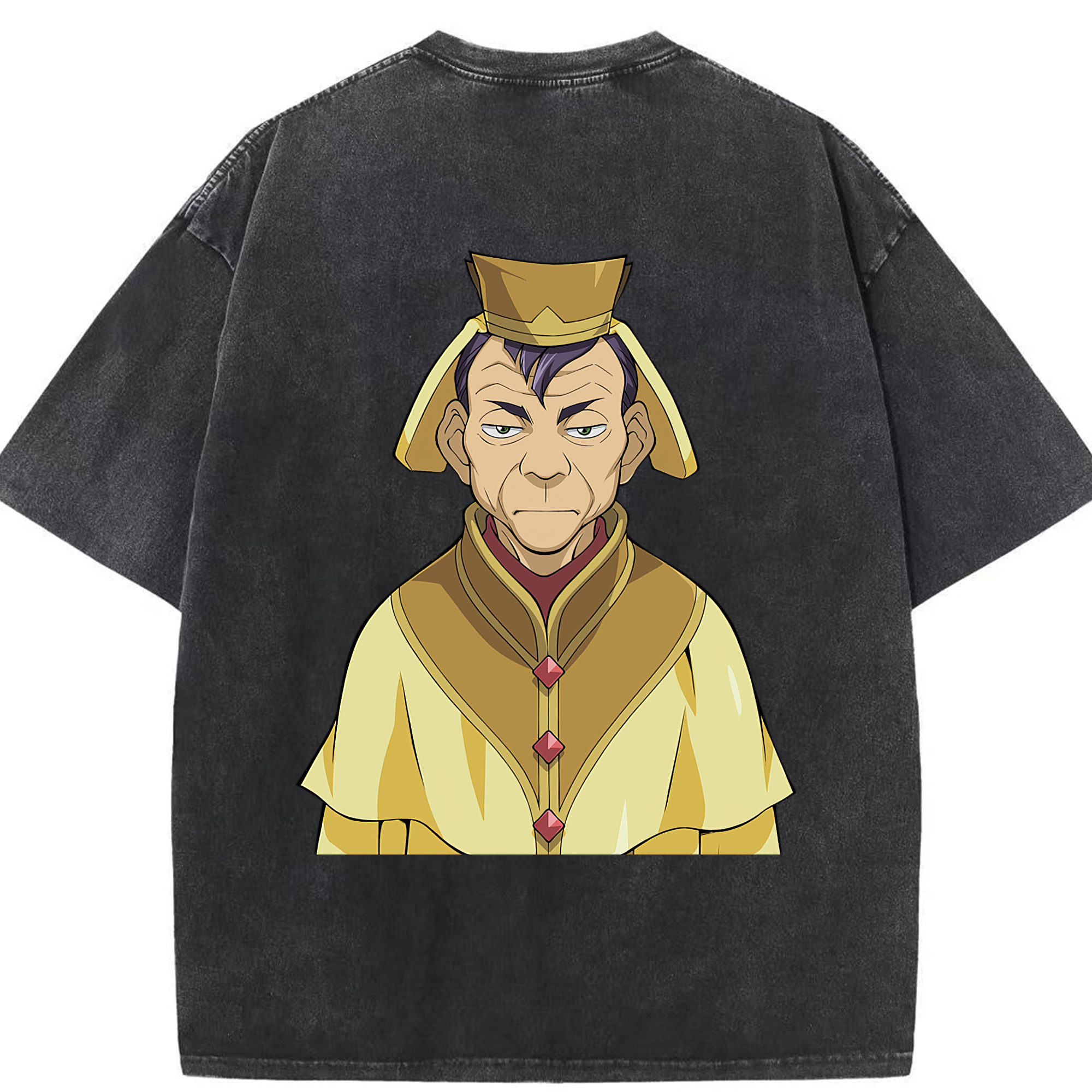（画像用） 遊☆戯☆王 Yu-Gi-Oh! 綿100% ヴィンテージ風 半袖Tシャツ（背面プリント）