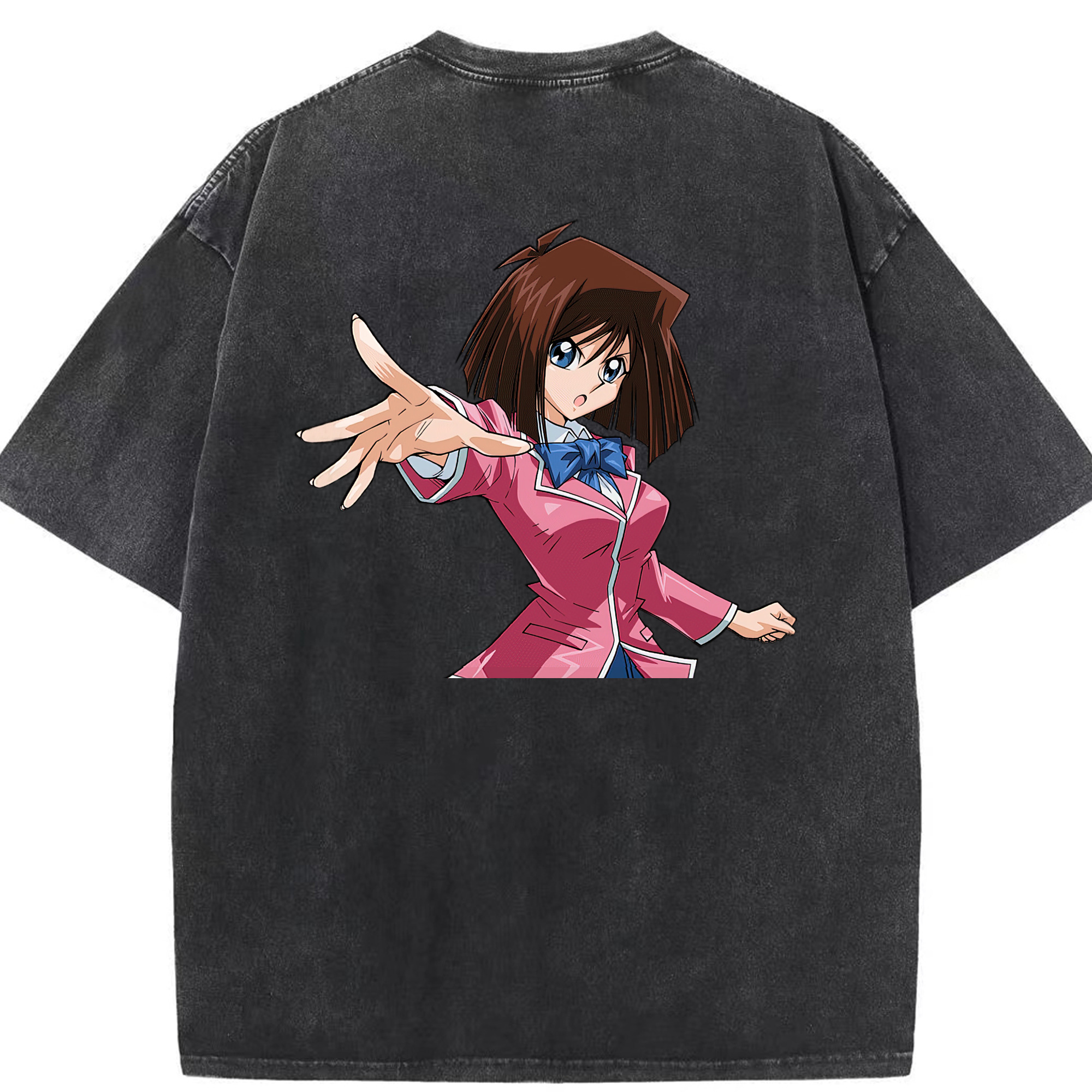 （画像用） 遊☆戯☆王 Yu-Gi-Oh! 綿100% ヴィンテージ風 半袖Tシャツ（背面プリント）
