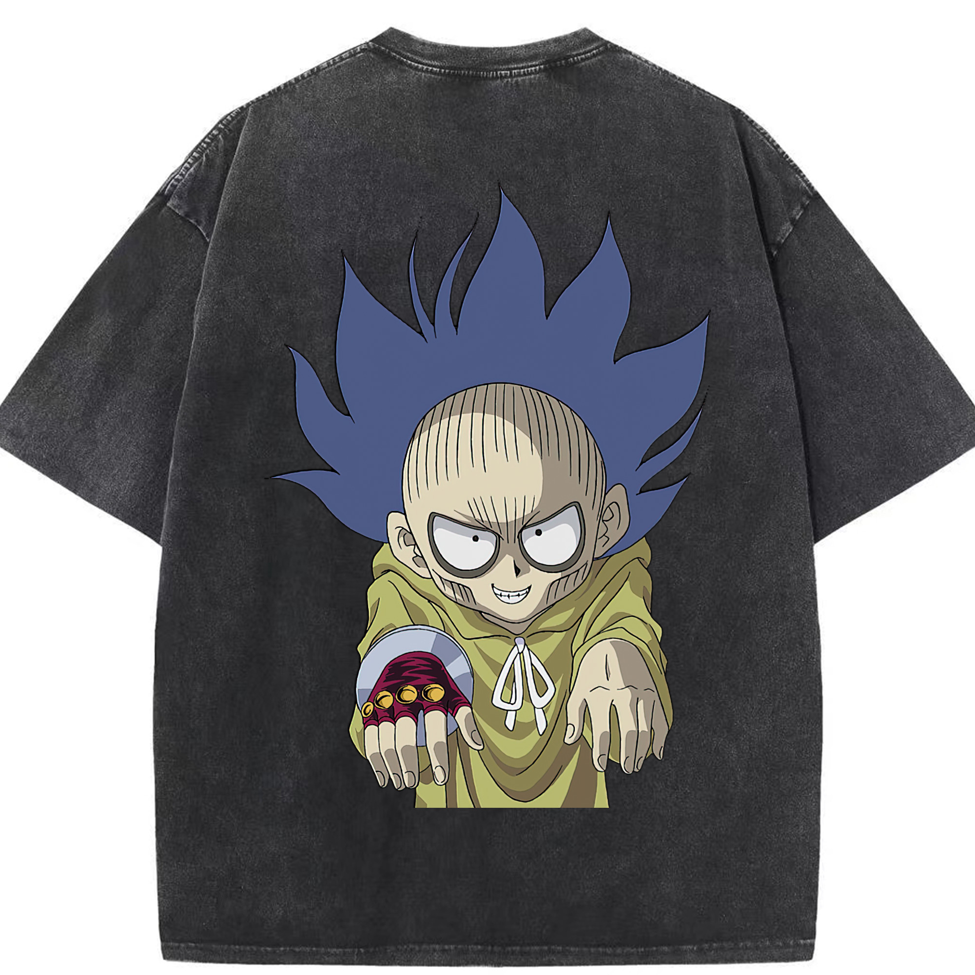 （画像用） 遊☆戯☆王 Yu-Gi-Oh! 綿100% ヴィンテージ風 半袖Tシャツ（背面プリント）