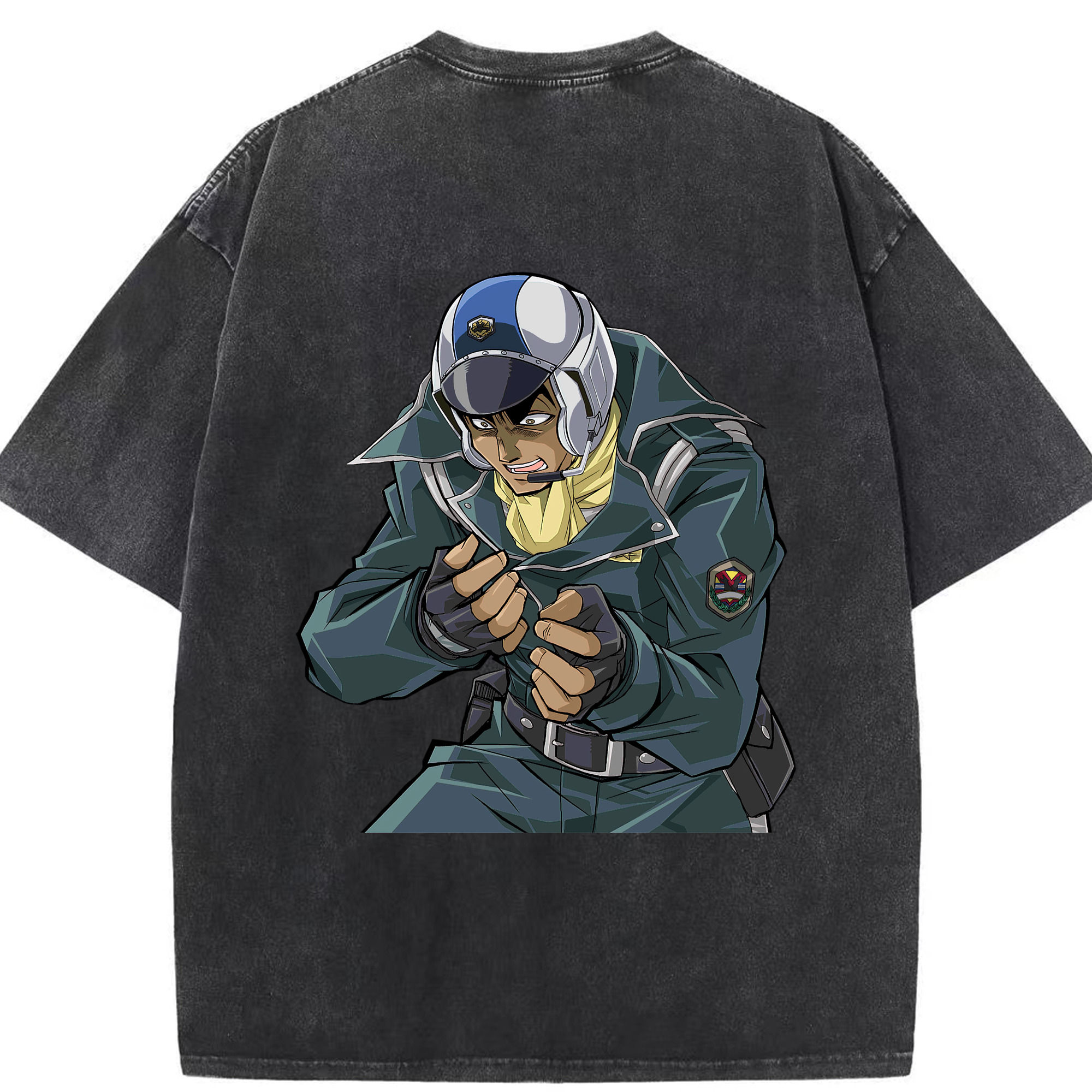 （画像用） 遊☆戯☆王 Yu-Gi-Oh! 綿100% ヴィンテージ風 半袖Tシャツ（背面プリント）