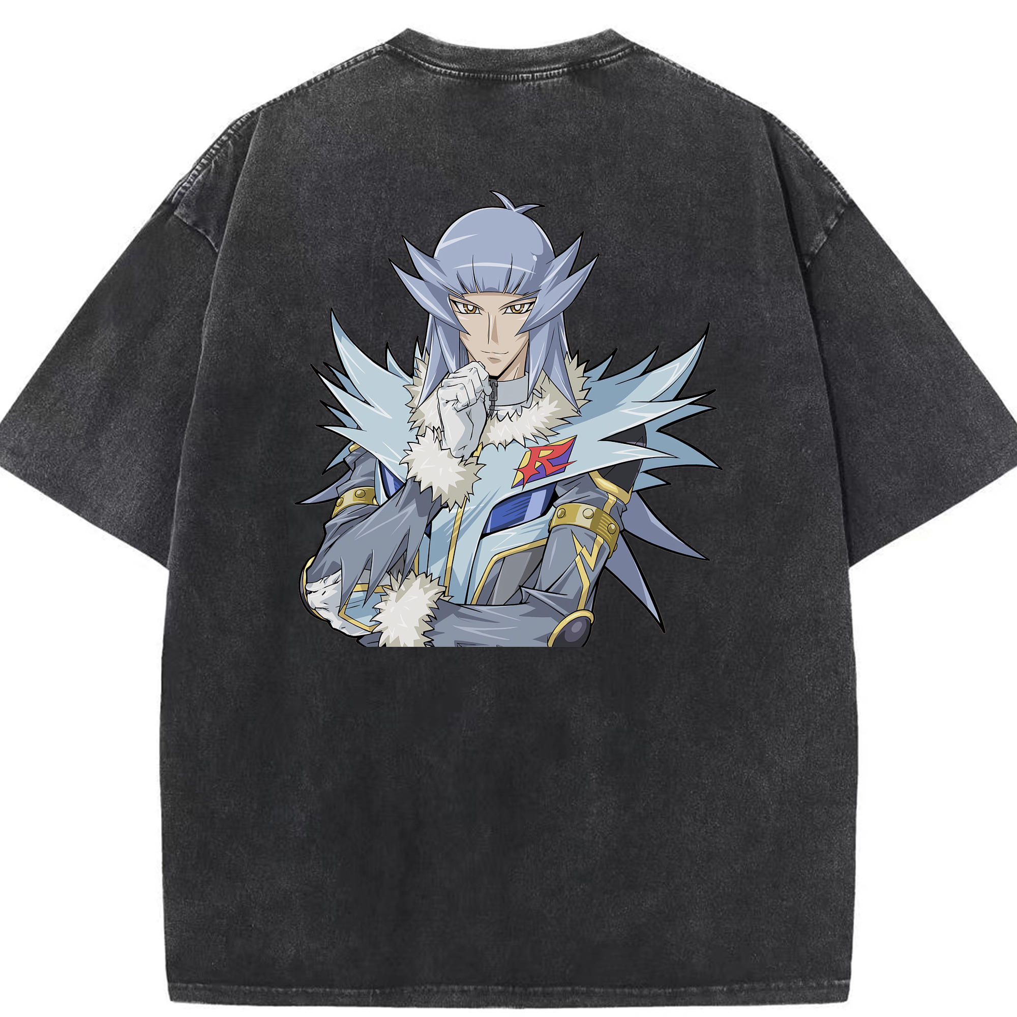 （画像用） 遊☆戯☆王 Yu-Gi-Oh! 綿100% ヴィンテージ風 半袖Tシャツ（背面プリント）