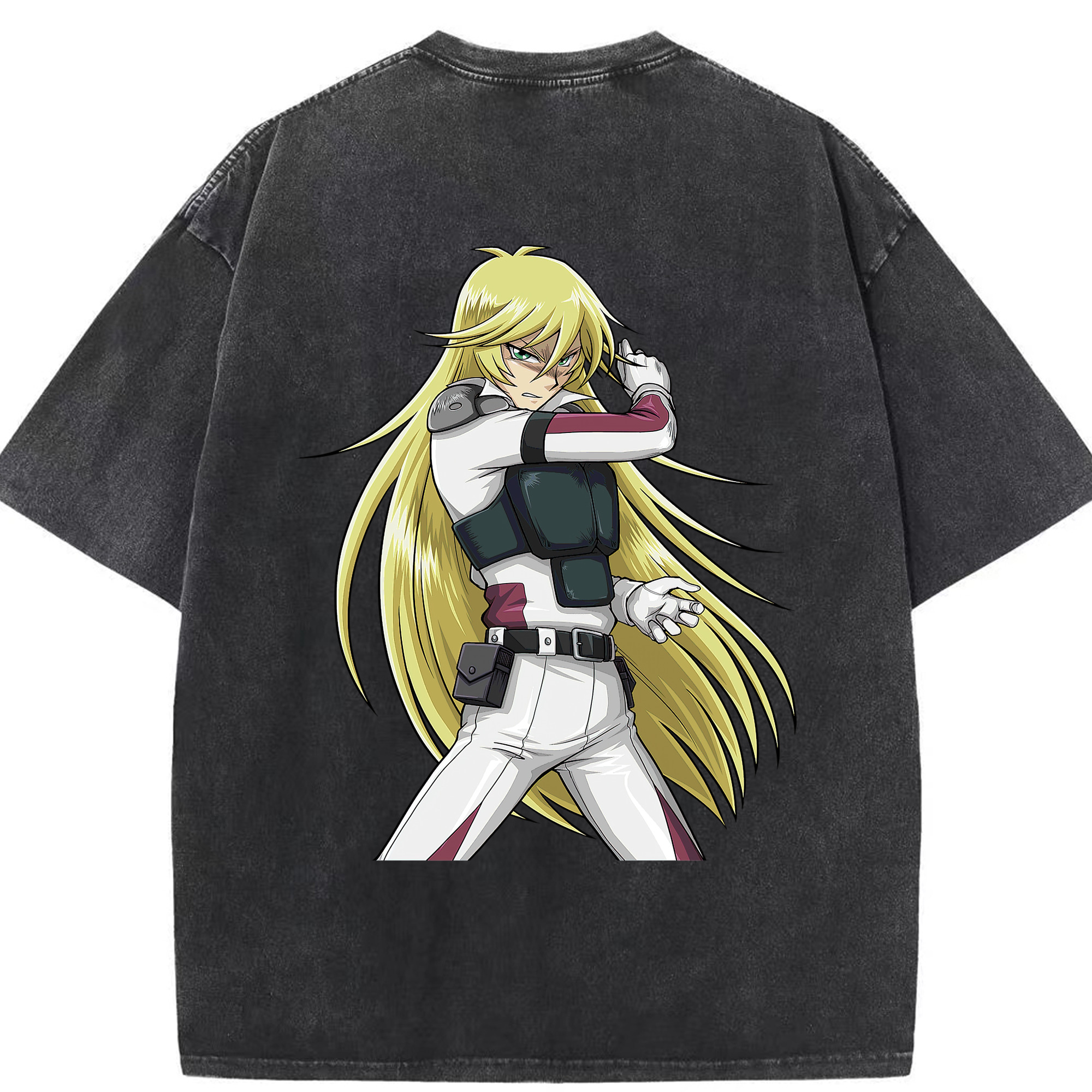 （画像用） 遊☆戯☆王 Yu-Gi-Oh! 綿100% ヴィンテージ風 半袖Tシャツ（背面プリント）