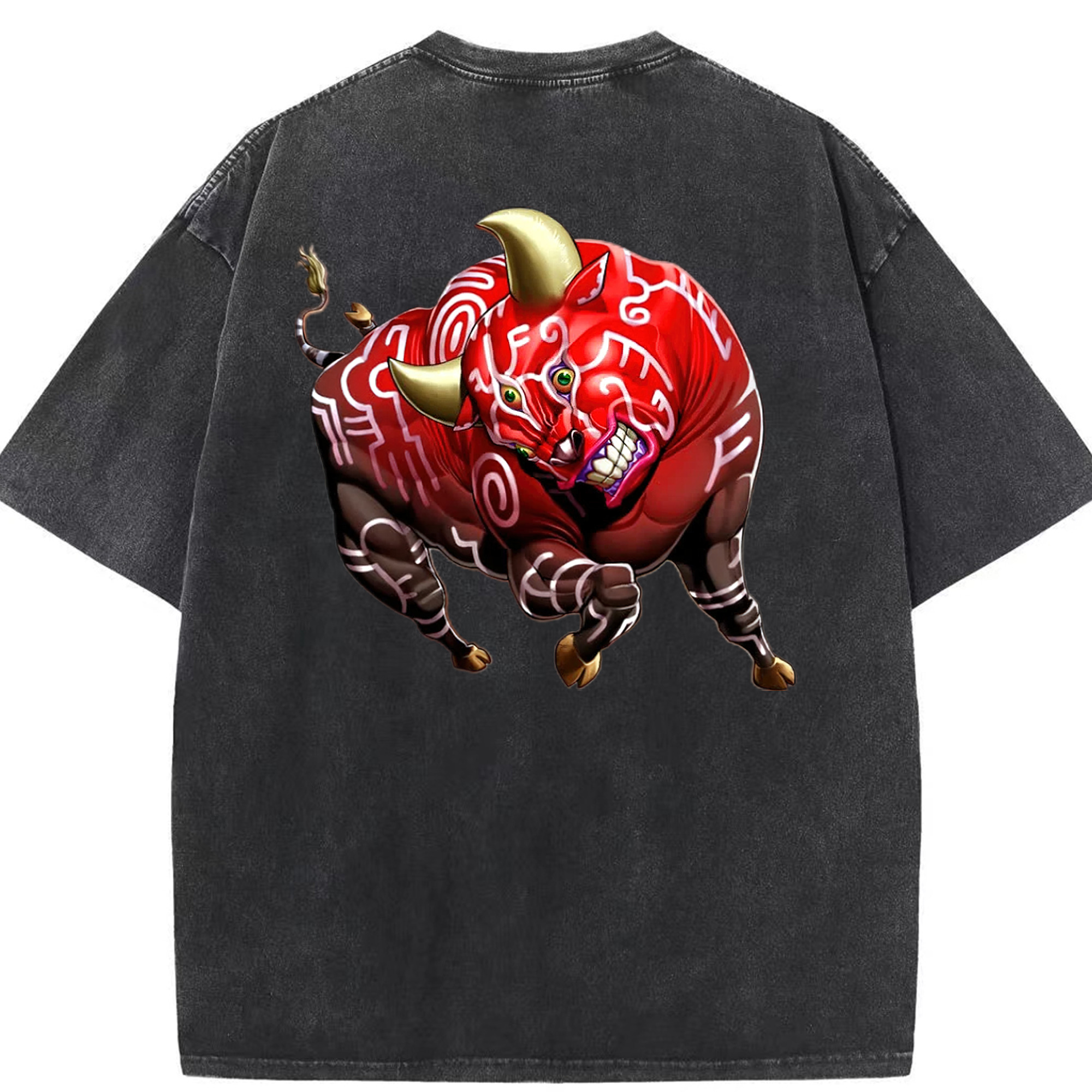 （画像用） 遊☆戯☆王 Yu-Gi-Oh! 綿100% ヴィンテージ風 半袖Tシャツ（背面プリント）