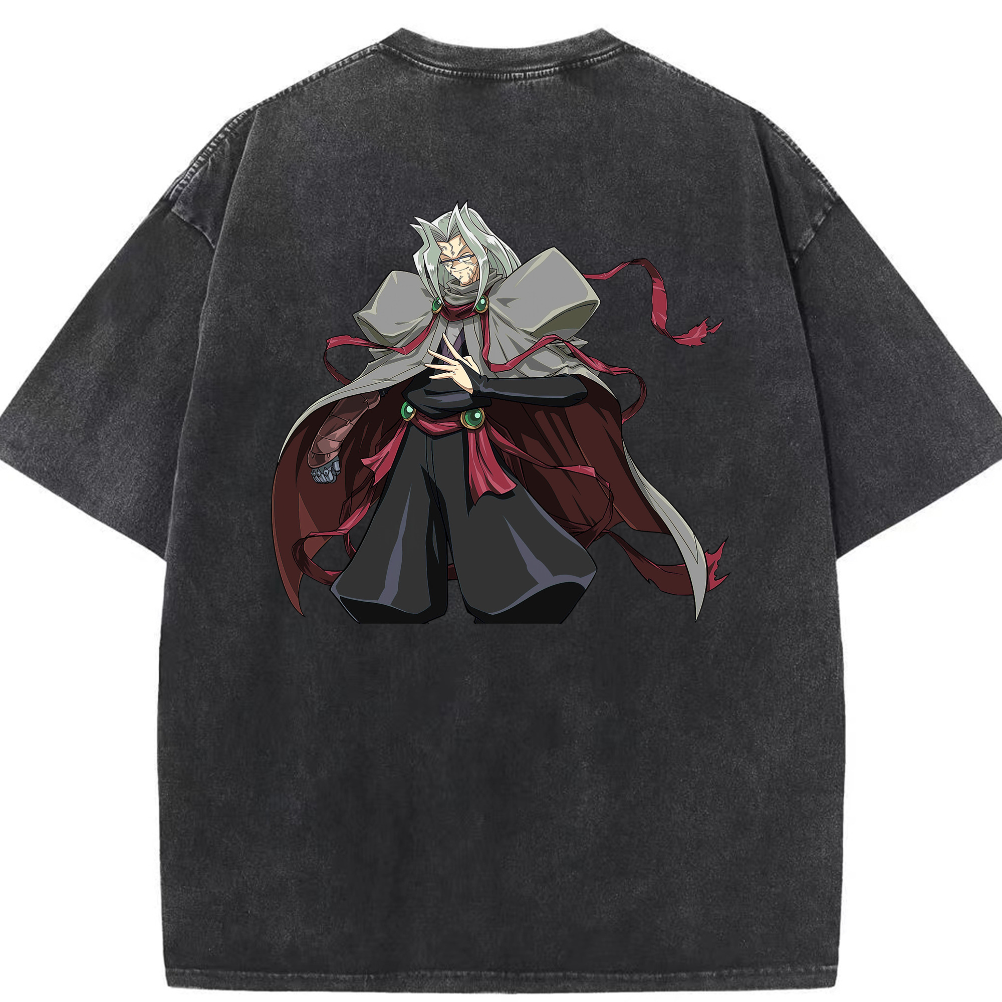 （画像用） 遊☆戯☆王 Yu-Gi-Oh! 綿100% ヴィンテージ風 半袖Tシャツ（背面プリント）