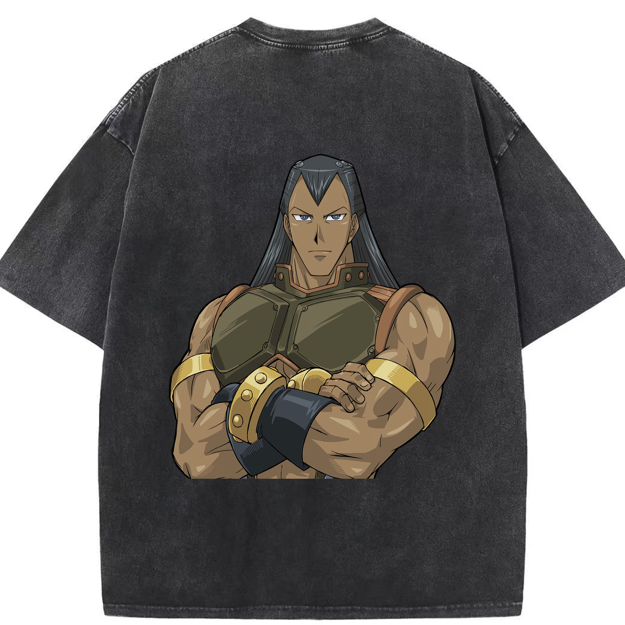 （画像用） 遊☆戯☆王 Yu-Gi-Oh! 綿100% ヴィンテージ風 半袖Tシャツ（背面プリント）