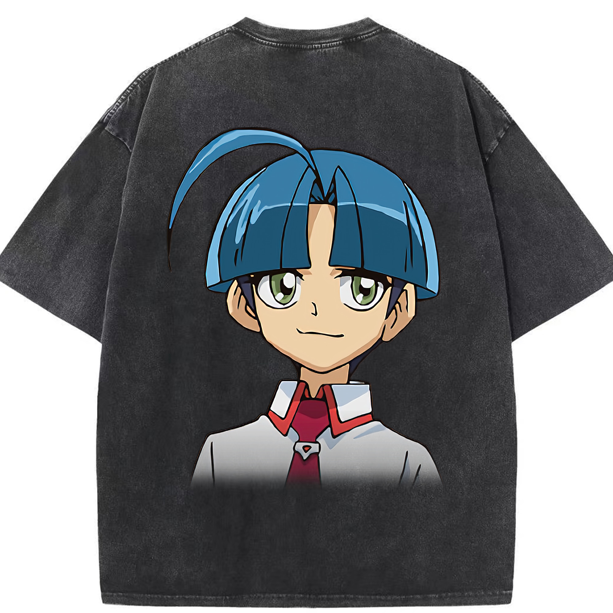 （画像用） 遊☆戯☆王 Yu-Gi-Oh! 綿100% ヴィンテージ風 半袖Tシャツ（背面プリント）