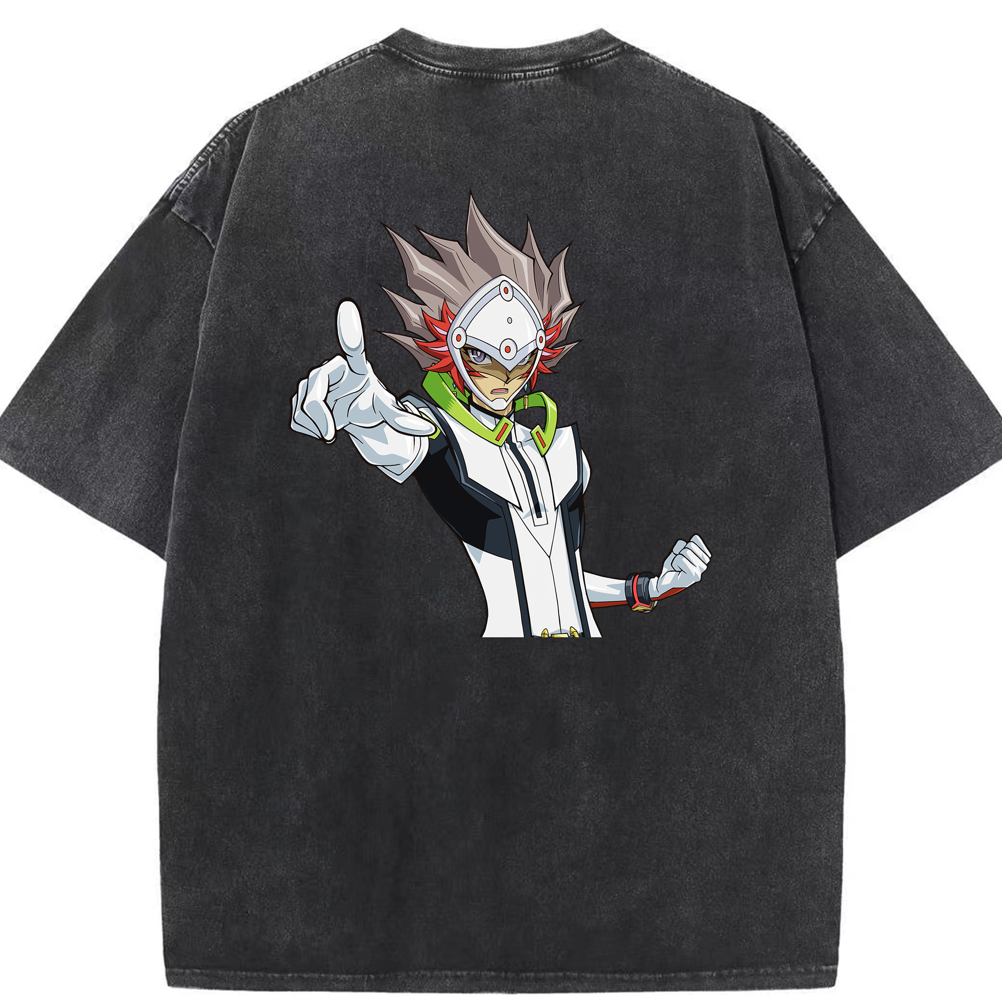 （画像用） 遊☆戯☆王 Yu-Gi-Oh! 綿100% ヴィンテージ風 半袖Tシャツ（背面プリント）