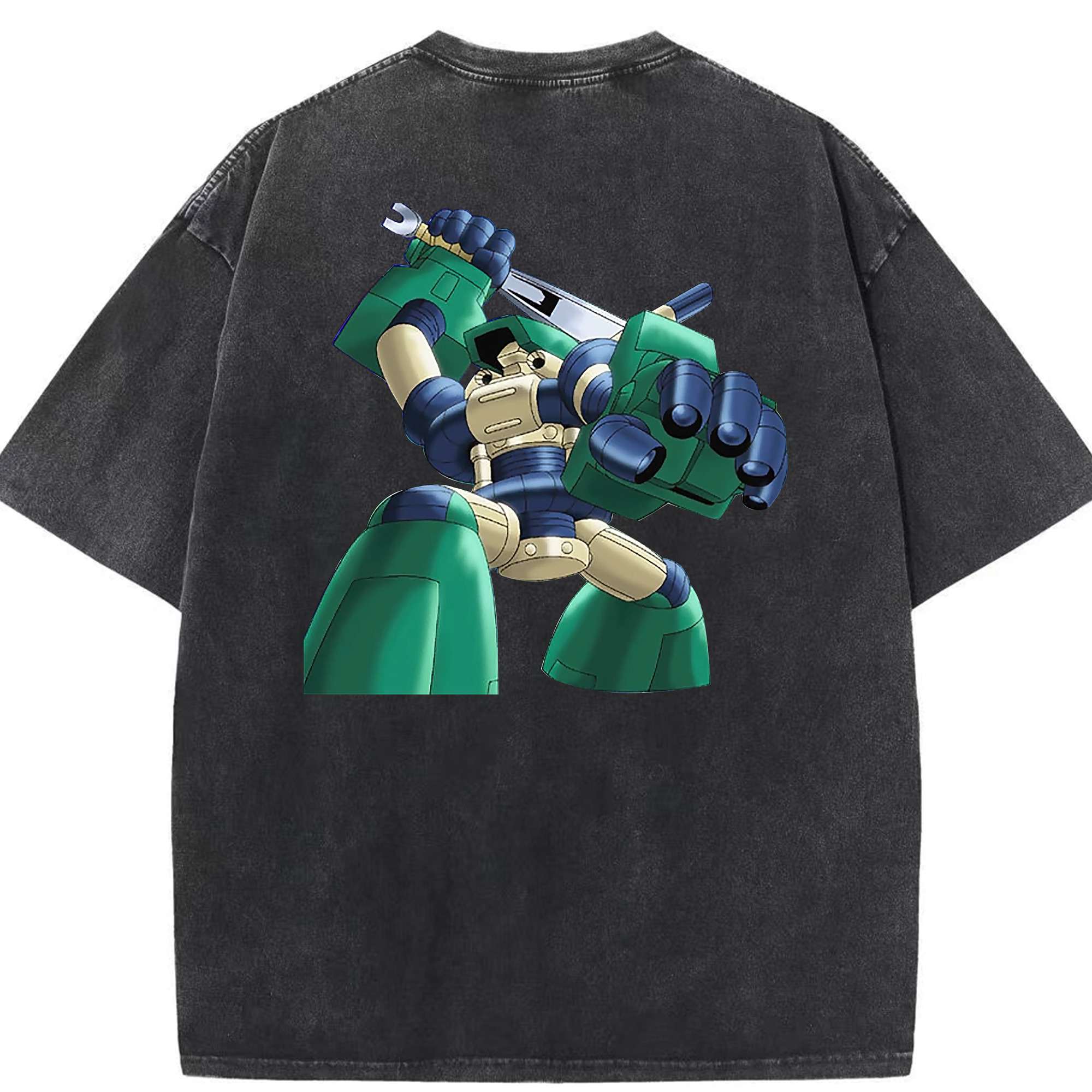 （画像用） 遊☆戯☆王 Yu-Gi-Oh! 綿100% ヴィンテージ風 半袖Tシャツ（背面プリント）
