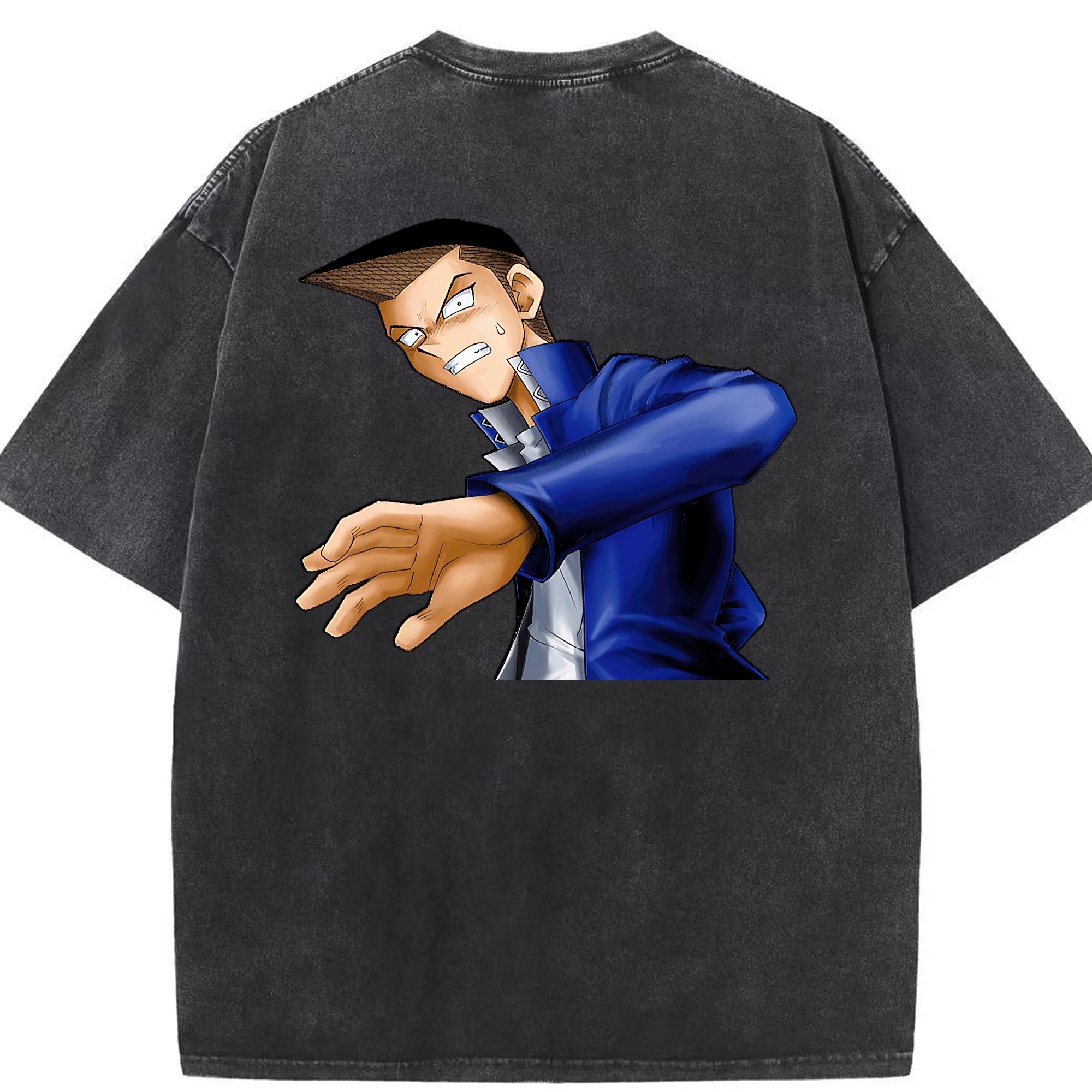 （画像用） 遊☆戯☆王 Yu-Gi-Oh! 綿100% ヴィンテージ風 半袖Tシャツ（背面プリント）