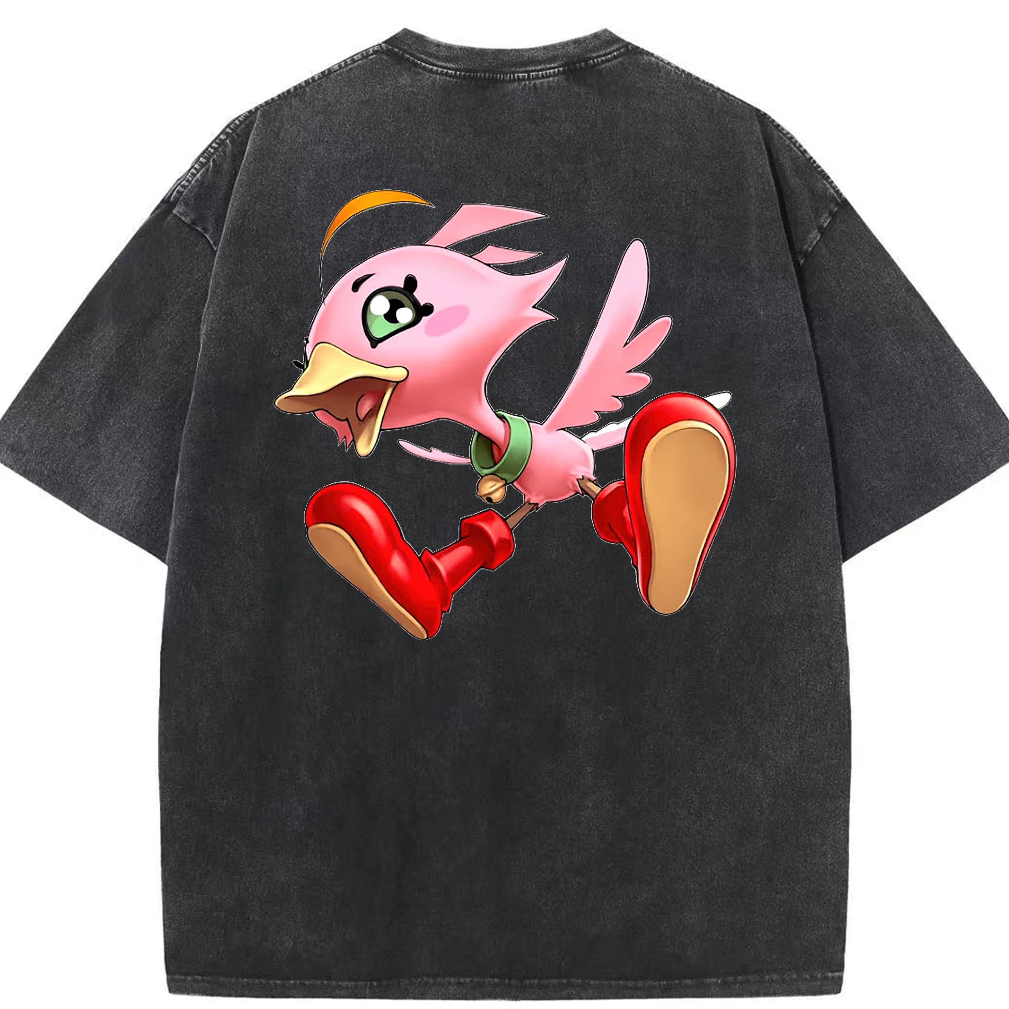 （画像用） 遊☆戯☆王 Yu-Gi-Oh! 綿100% ヴィンテージ風 半袖Tシャツ（背面プリント）