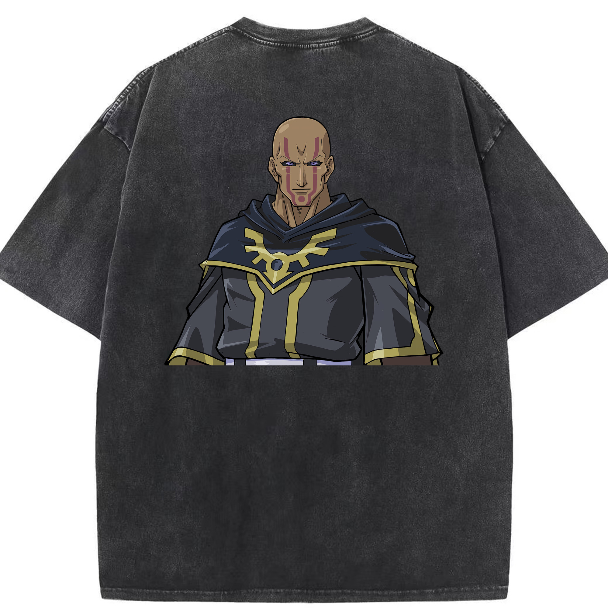 （画像用） 遊☆戯☆王 Yu-Gi-Oh! 綿100% ヴィンテージ風 半袖Tシャツ（背面プリント）