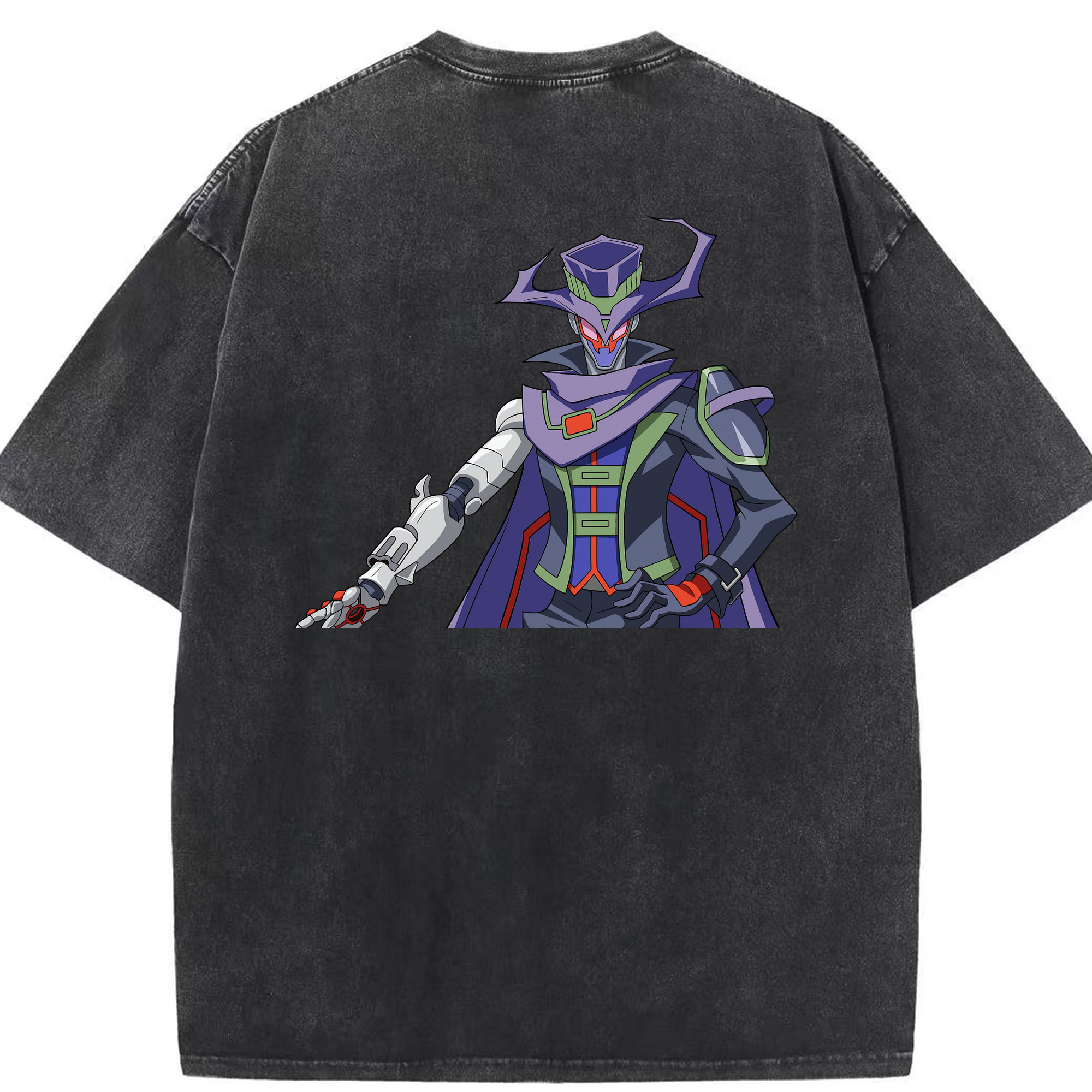 （画像用） 遊☆戯☆王 Yu-Gi-Oh! 綿100% ヴィンテージ風 半袖Tシャツ（背面プリント）