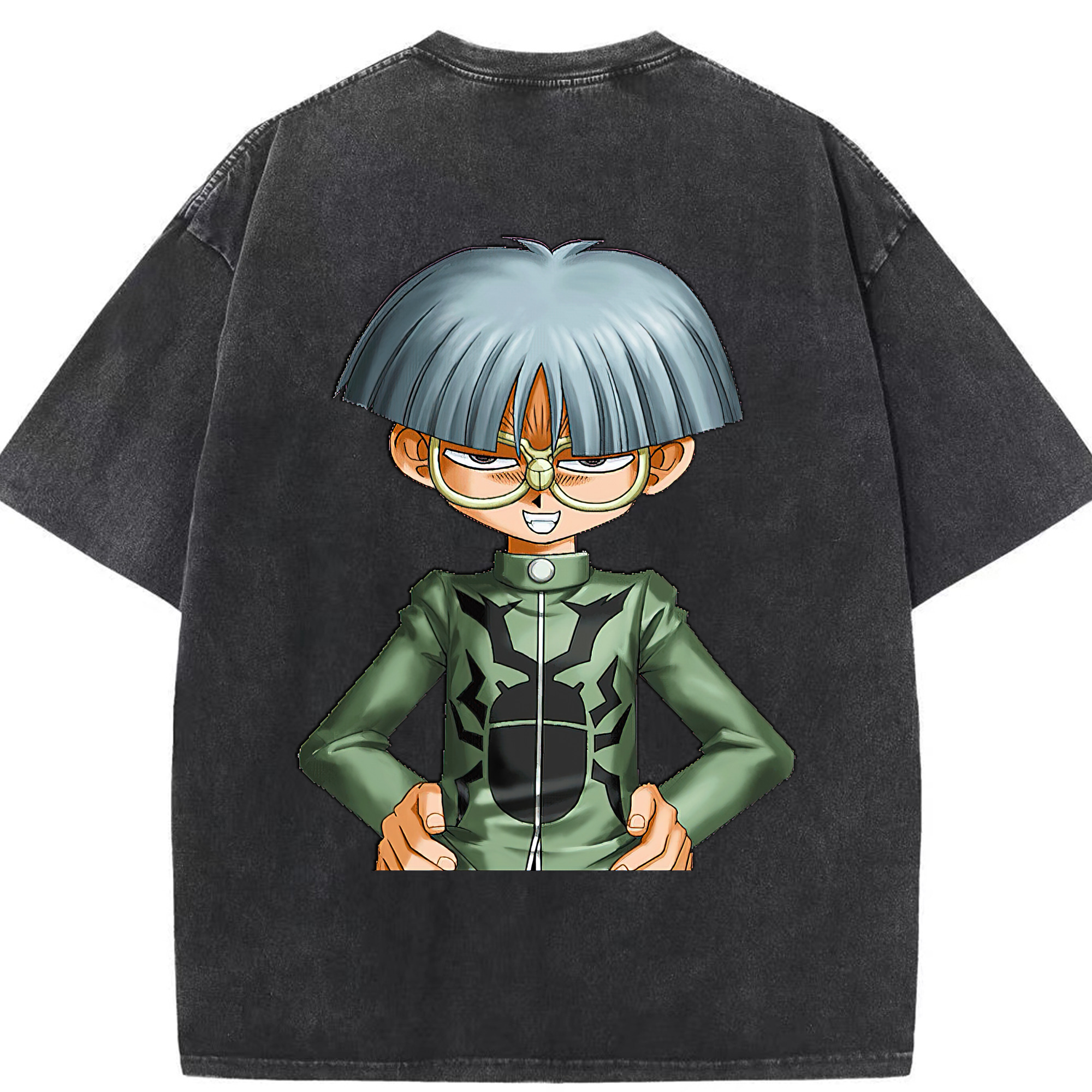（画像用） 遊☆戯☆王 Yu-Gi-Oh! 綿100% ヴィンテージ風 半袖Tシャツ（背面プリント）
