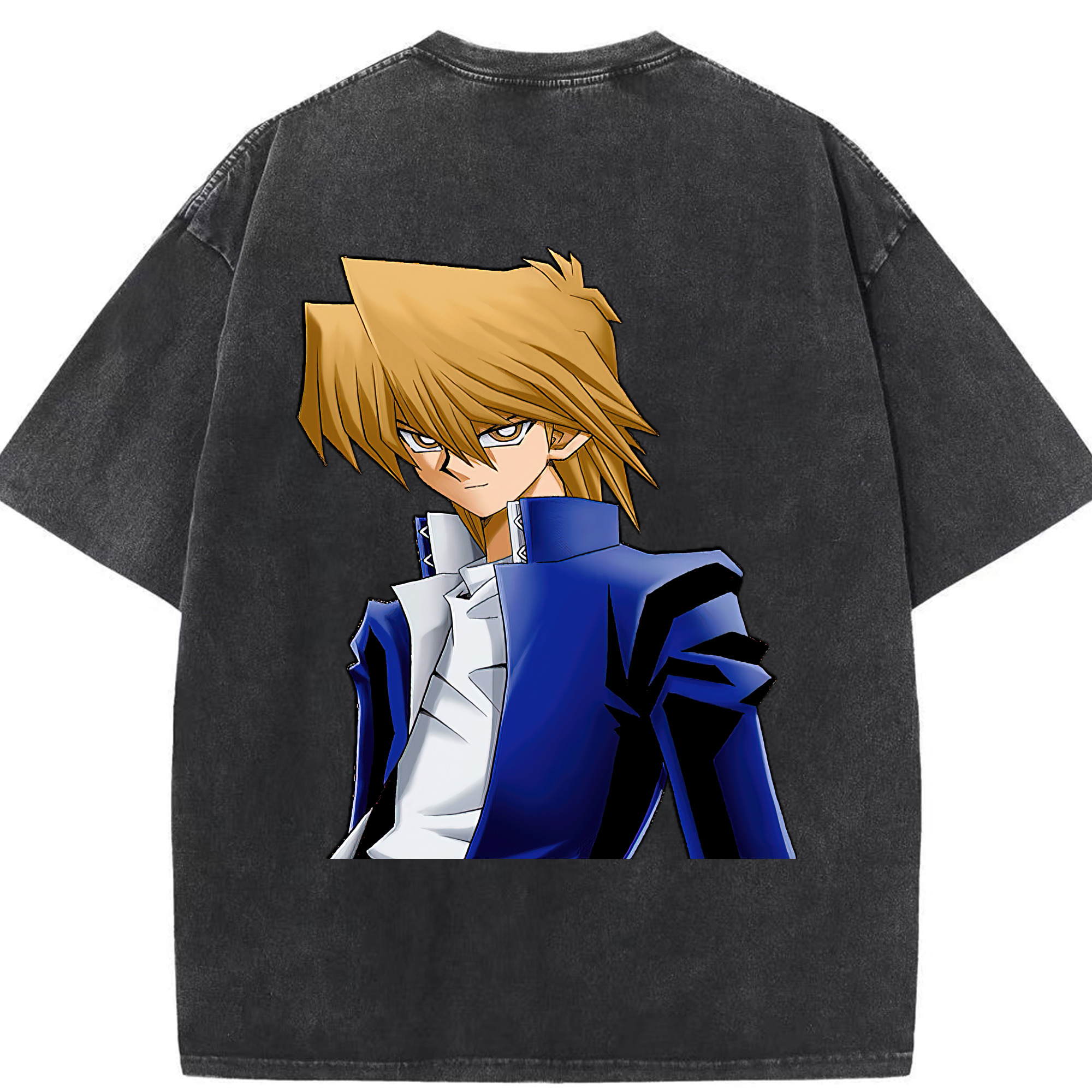 （画像用） 遊☆戯☆王 Yu-Gi-Oh! 綿100% ヴィンテージ風 半袖Tシャツ（背面プリント）