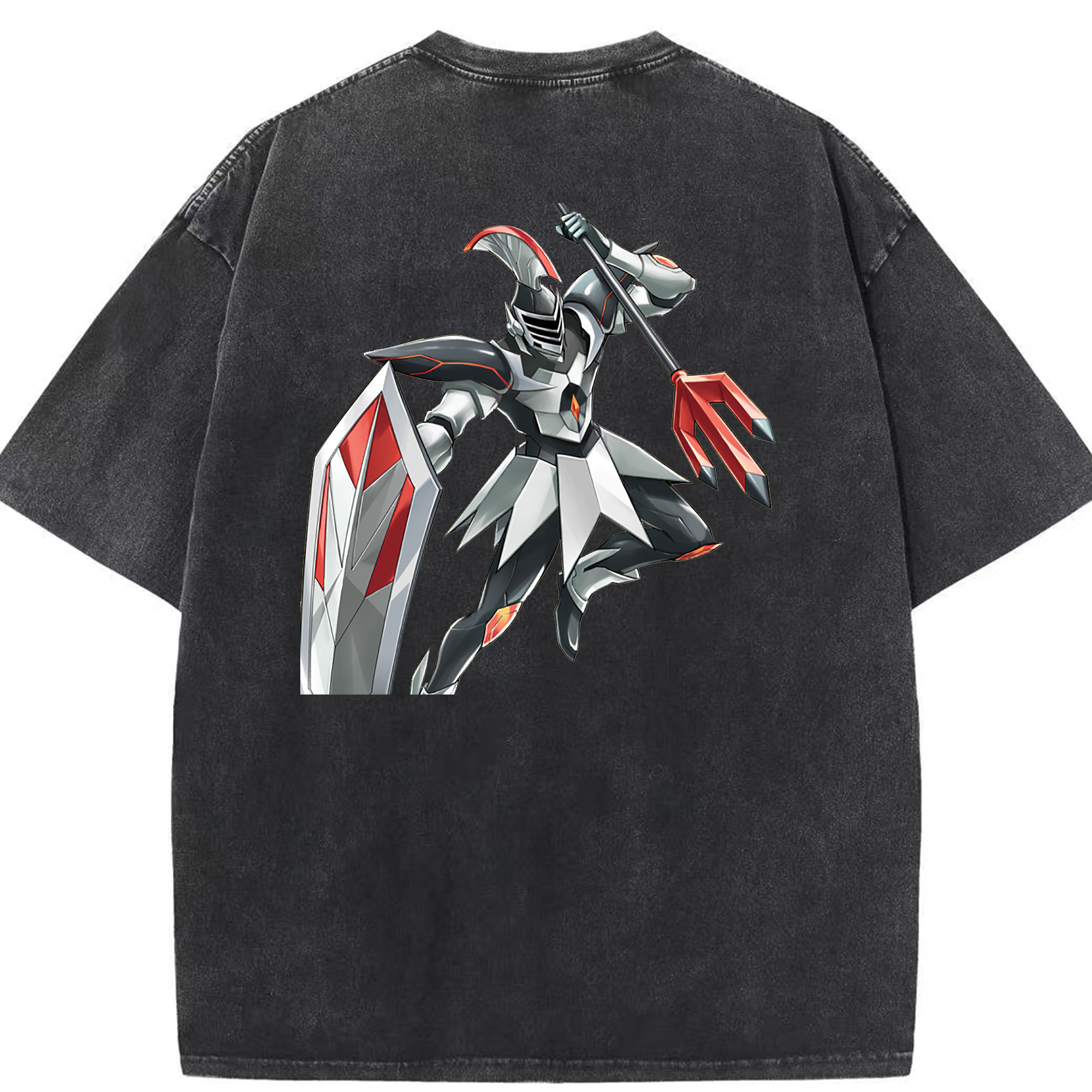 （画像用） 遊☆戯☆王 Yu-Gi-Oh! 綿100% ヴィンテージ風 半袖Tシャツ（背面プリント）