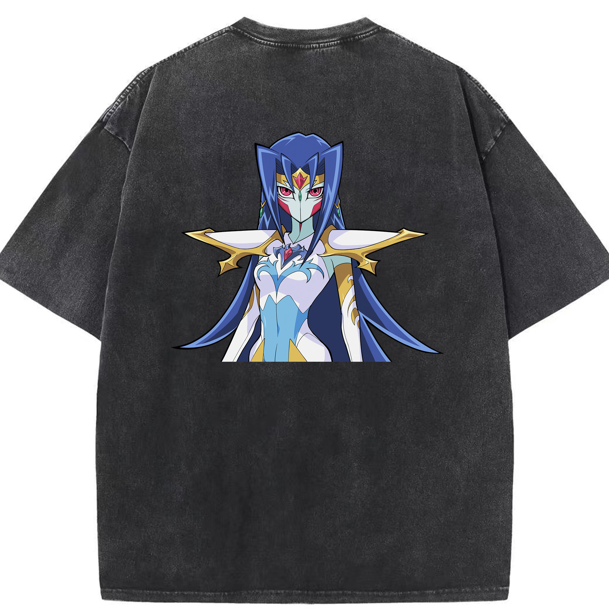 （画像用） 遊☆戯☆王 Yu-Gi-Oh! 綿100% ヴィンテージ風 半袖Tシャツ（背面プリント）