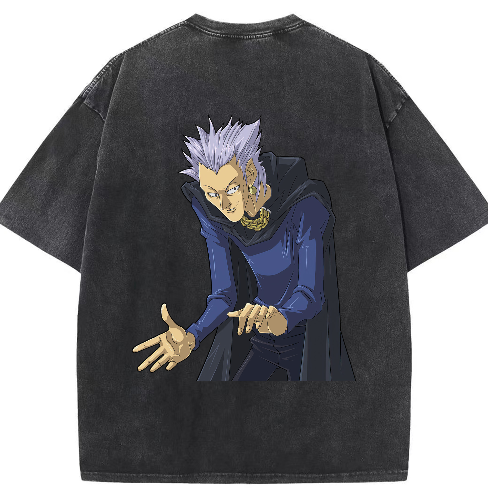 （画像用） 遊☆戯☆王 Yu-Gi-Oh! 綿100% ヴィンテージ風 半袖Tシャツ（背面プリント）